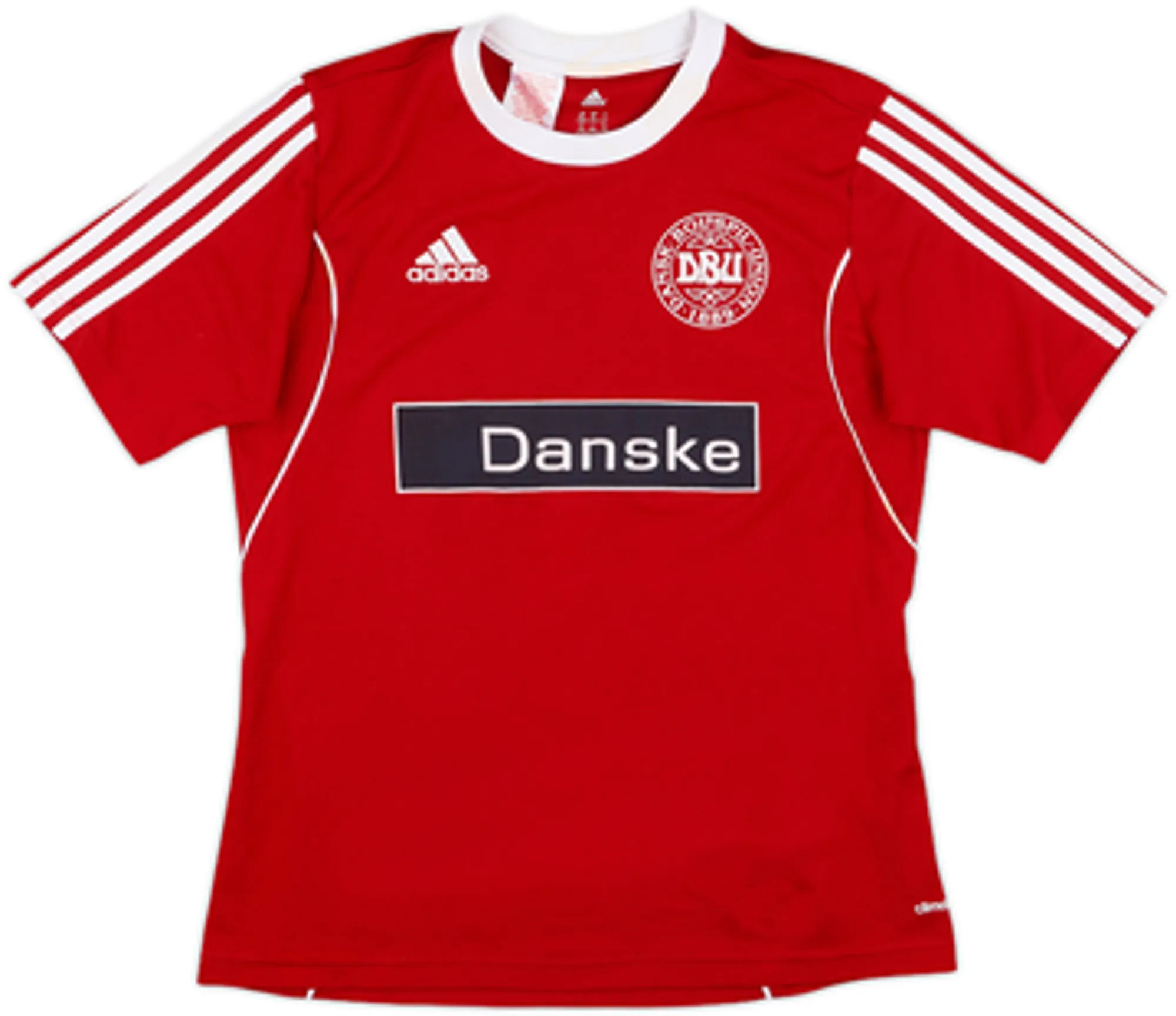 adidas Denmark Boys SS Home Shirt 2013