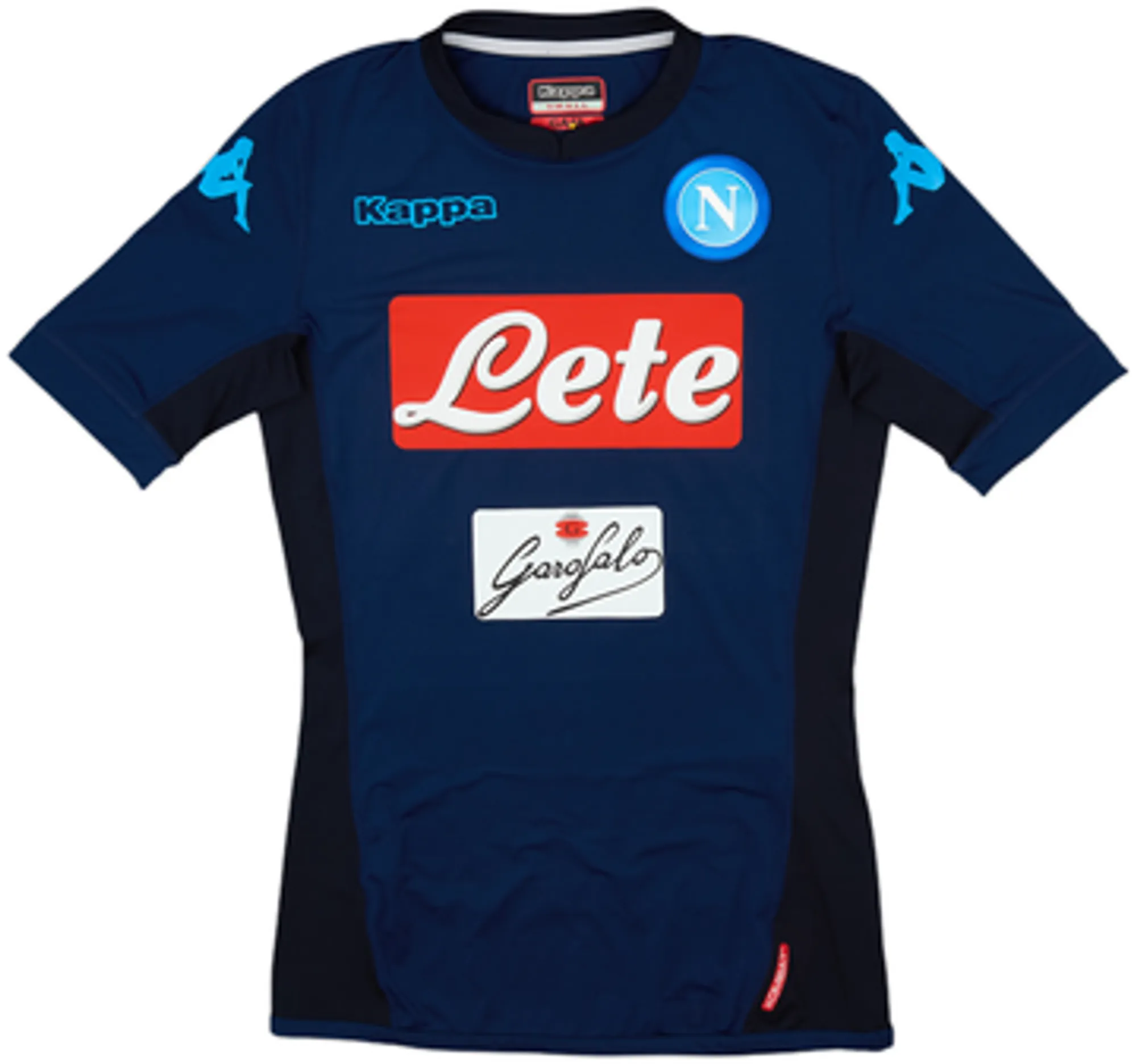 Kappa Napoli Mens SS Player Issue Third Shirt 2017/19