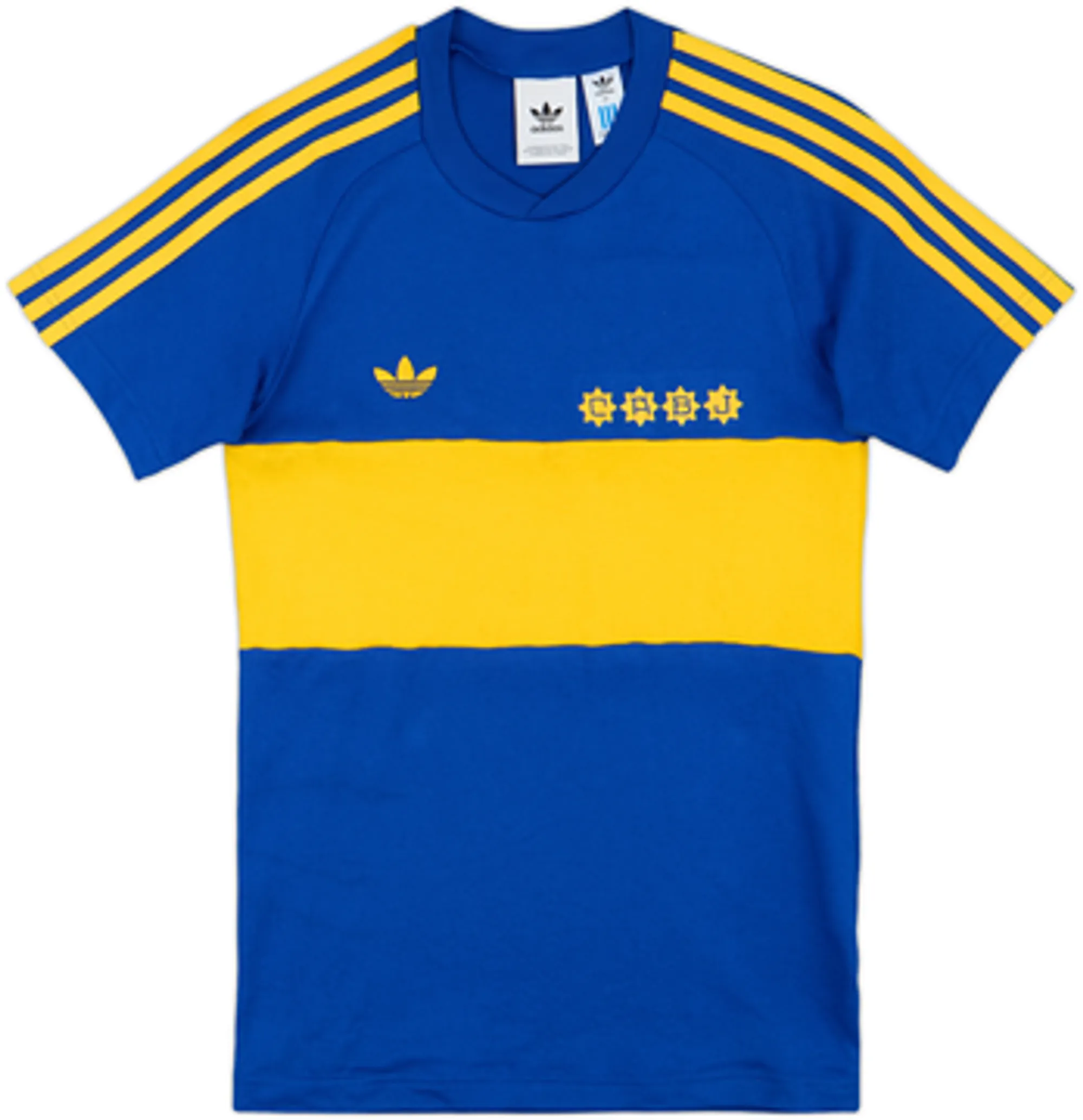 adidas Originals Boca Juniors Mens SS Home Shirt 2021/22