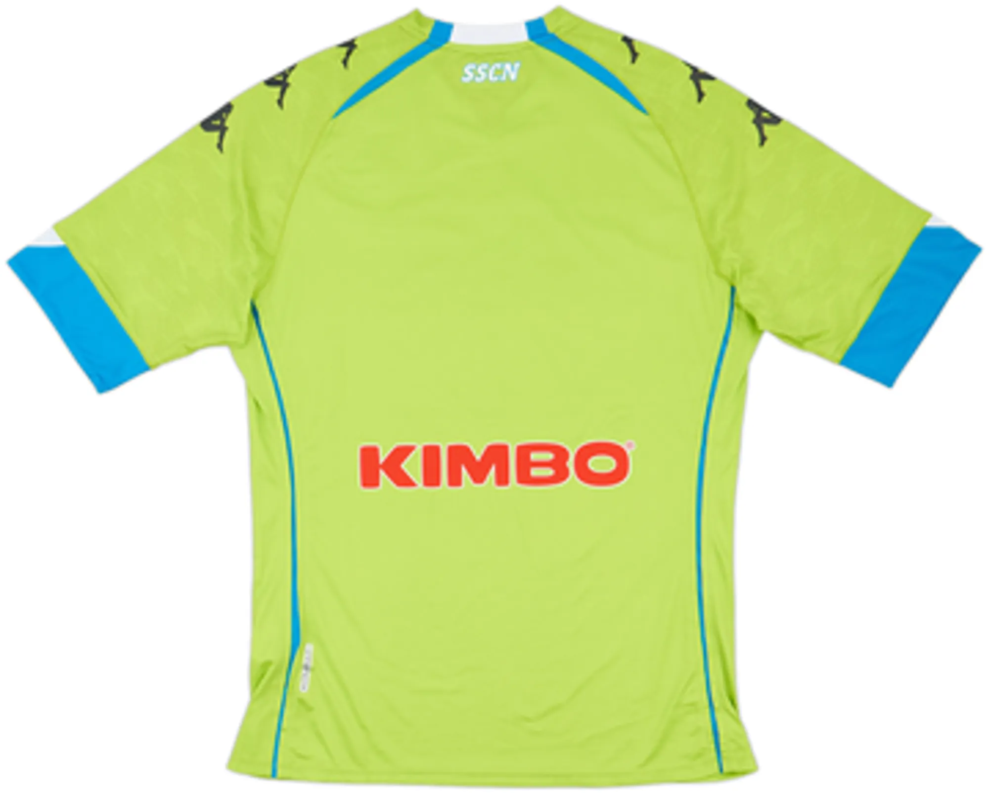 Kappa Napoli Mens SS Goalkeeper Player Issue Home Shirt 2020/21