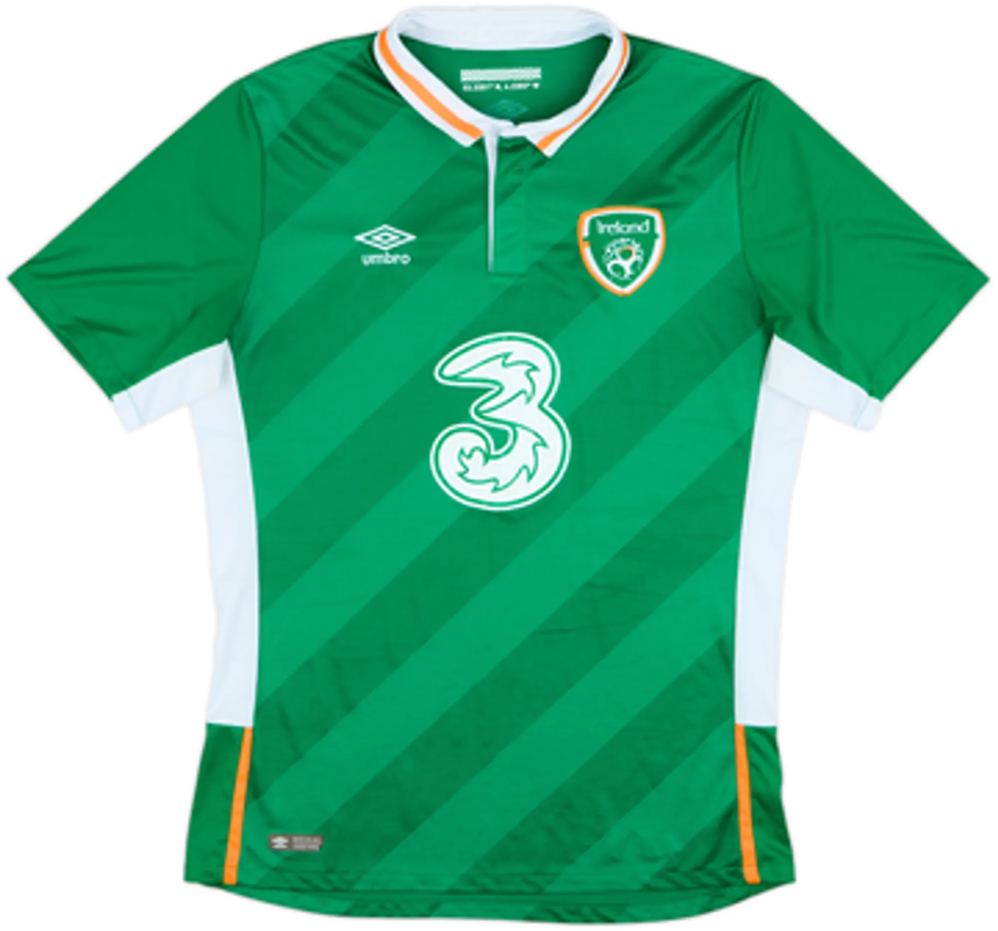 Umbro Republic of Ireland Mens SS Home Shirt 2016