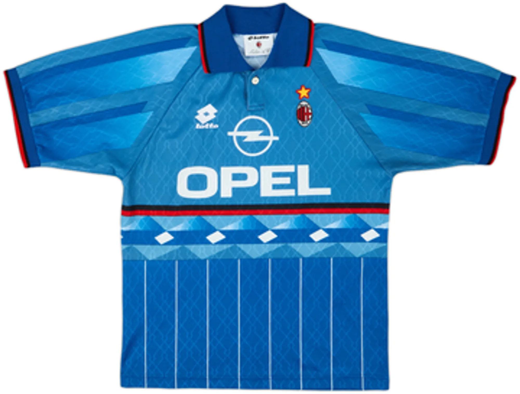 Lotto AC Milan Mens SS Fourth Shirt 1995/96