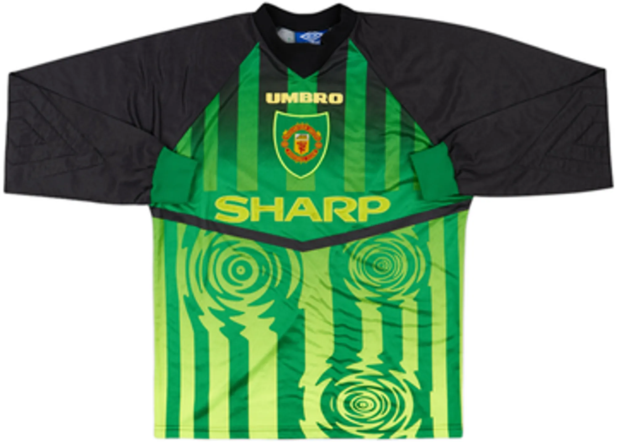 Umbro Manchester United Mens LS Goalkeeper Home Shirt 1997/98
