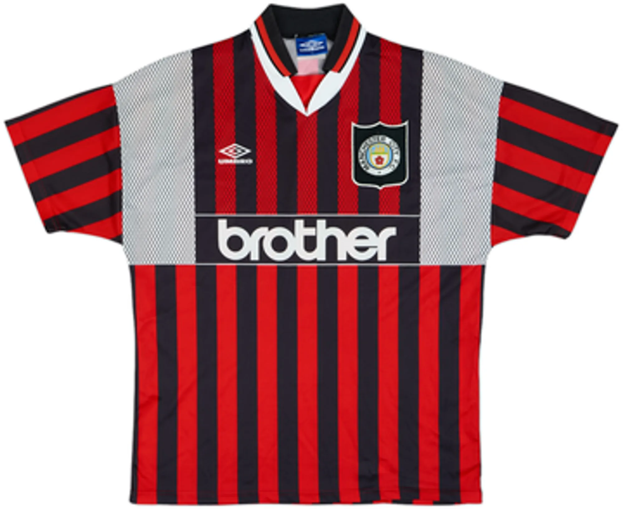 Umbro Manchester City Mens SS Away Shirt 1994/96