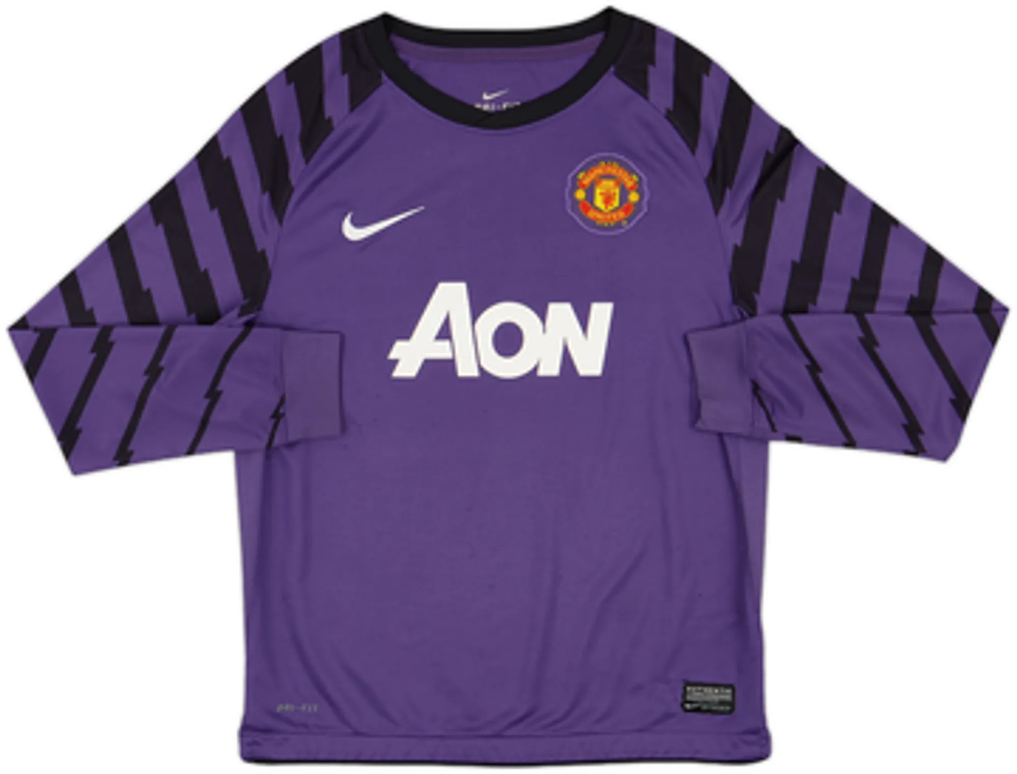 Nike Manchester United Boys LS Goalkeeper Home Shirt 2010/11