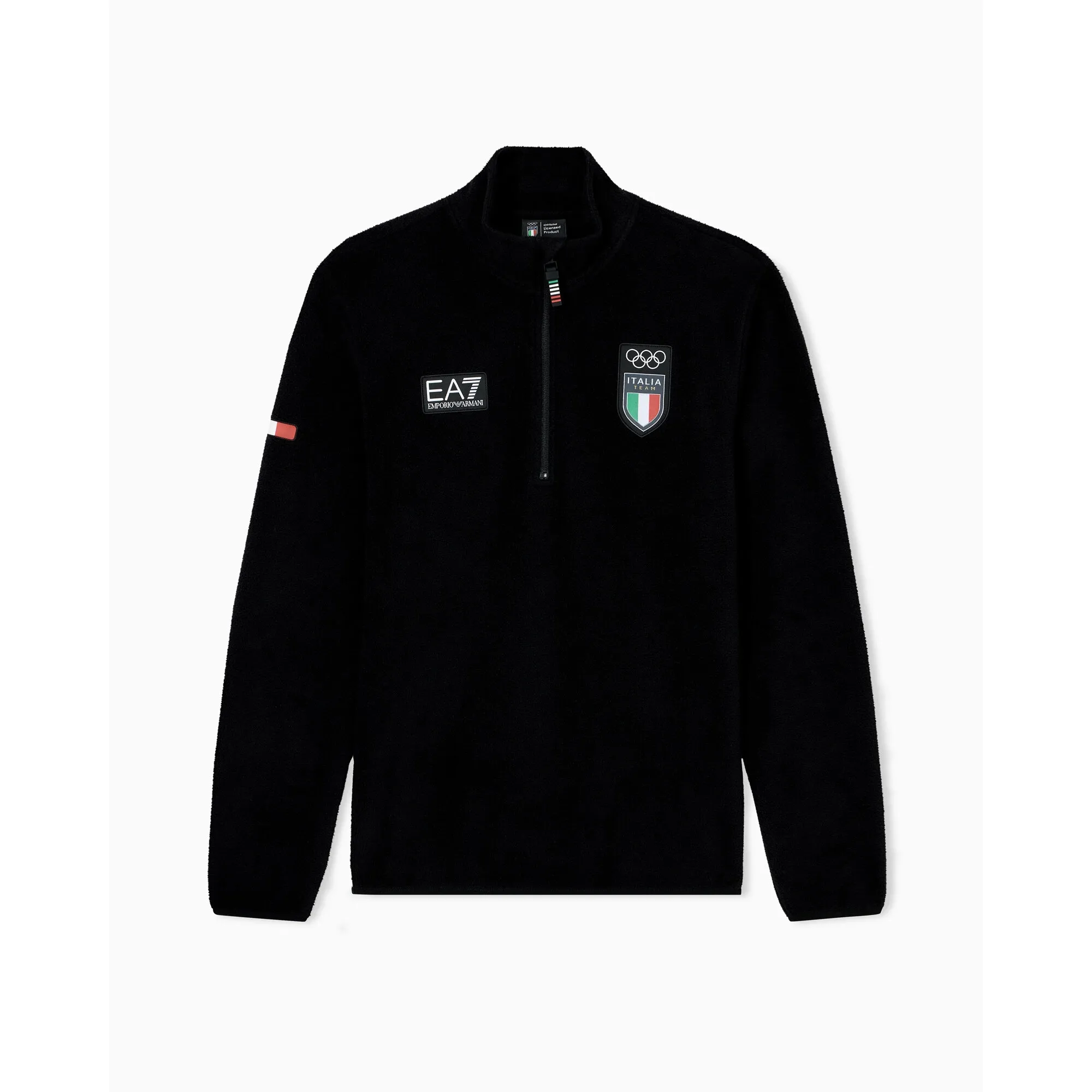 Milano Cortina 2026 Armani  Team Italy Polar Fleece - Black