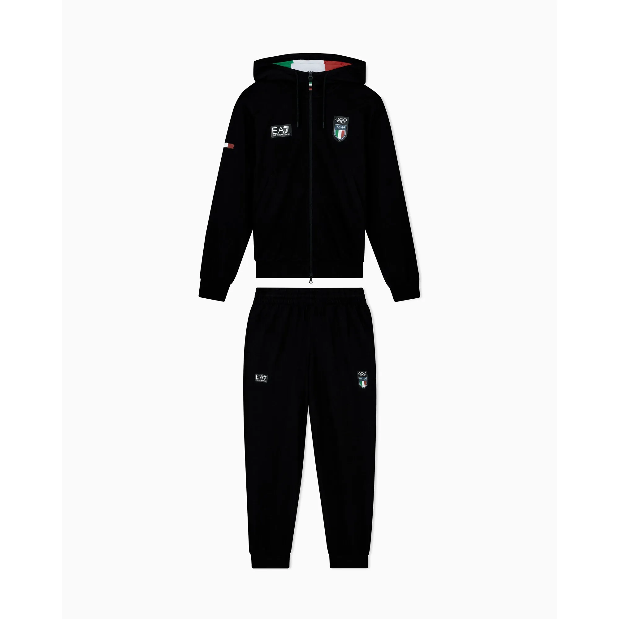 Milano Cortina 2026 Armani Team Italy Tracksuit - Black