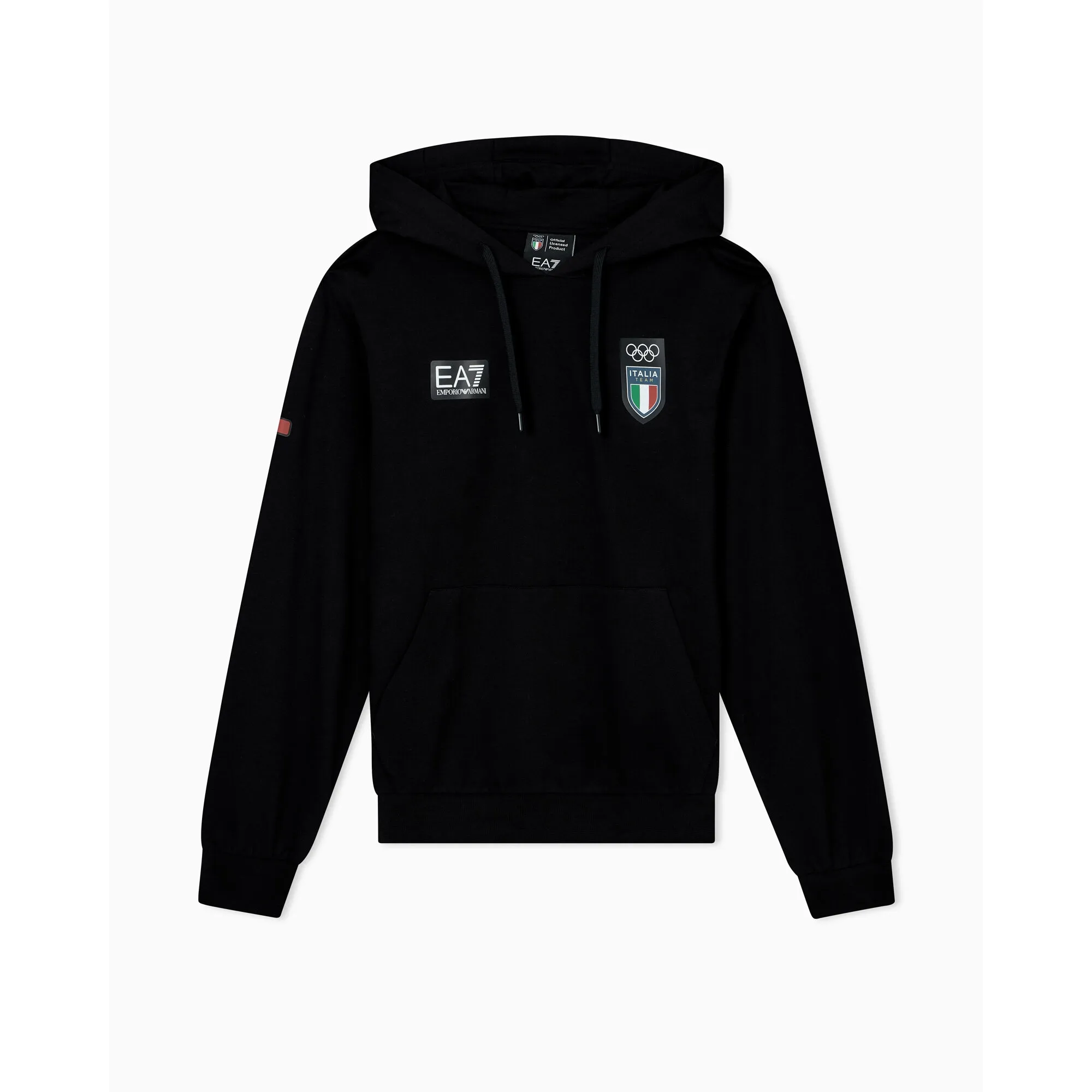 Milano Cortina 2026 Armani Team Italy Hoodie - Black