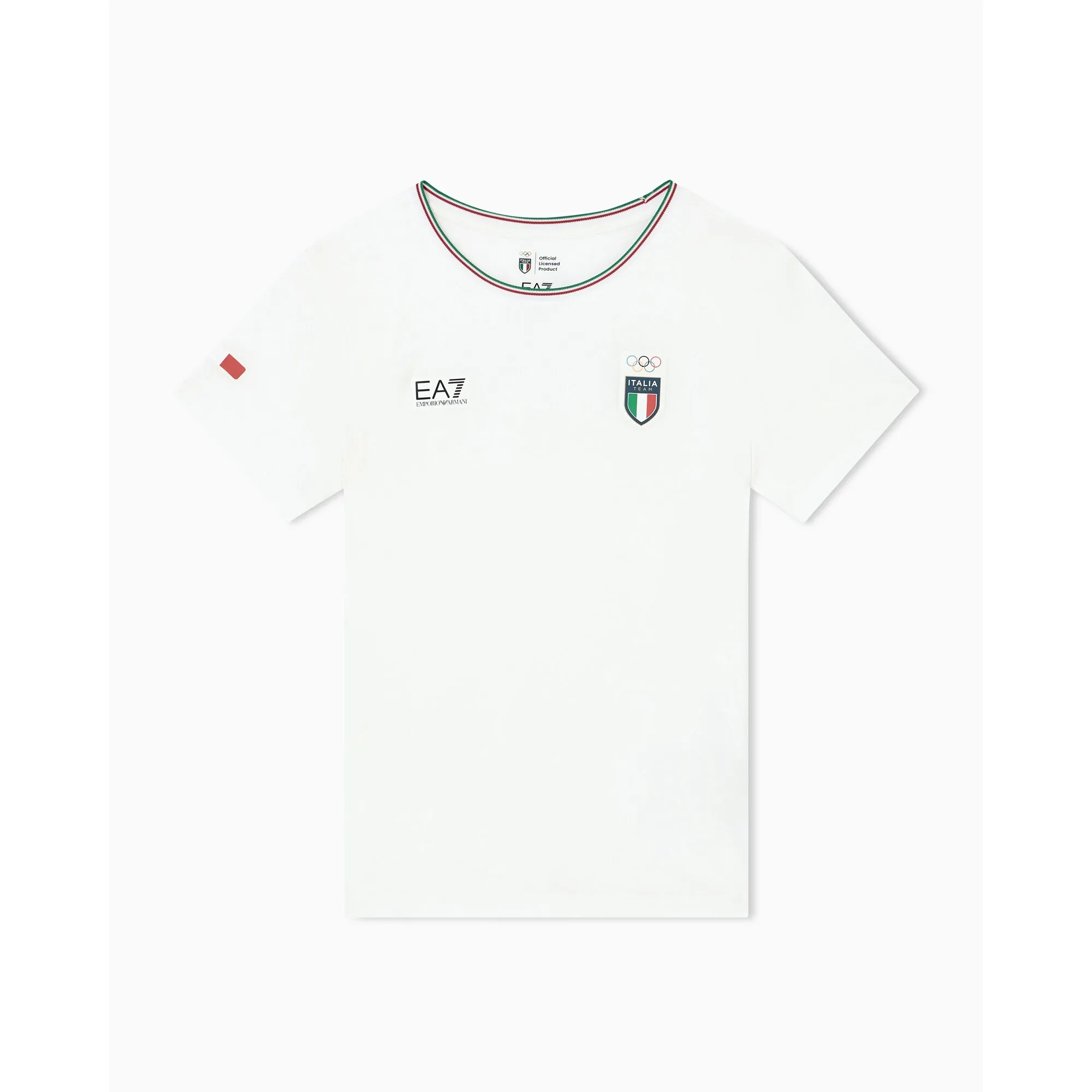 Milano Cortina 2026 Armani Team Italy T-Shirt - White - Womens
