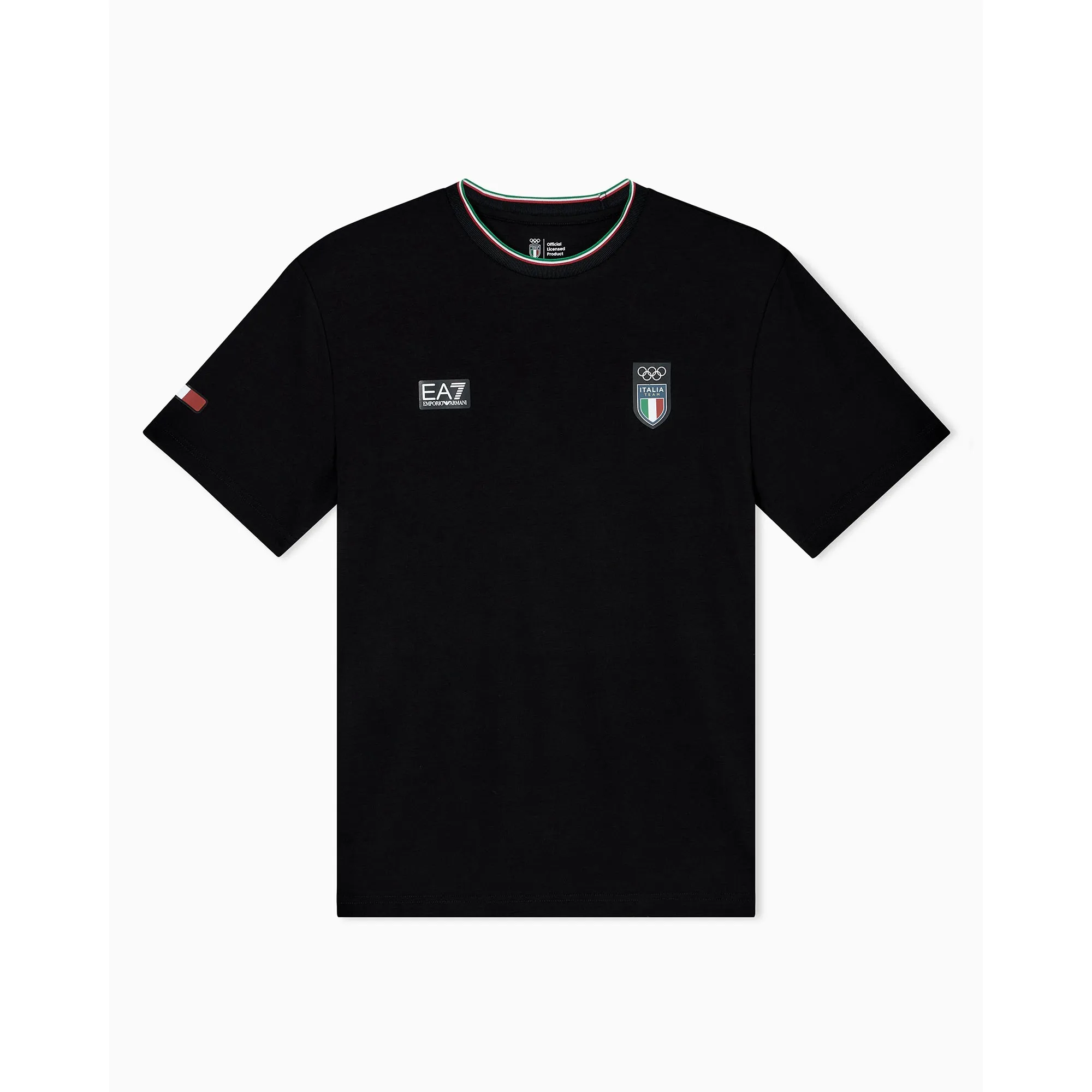 Milano Cortina 2026 Armani Team Italy T-Shirt - Black