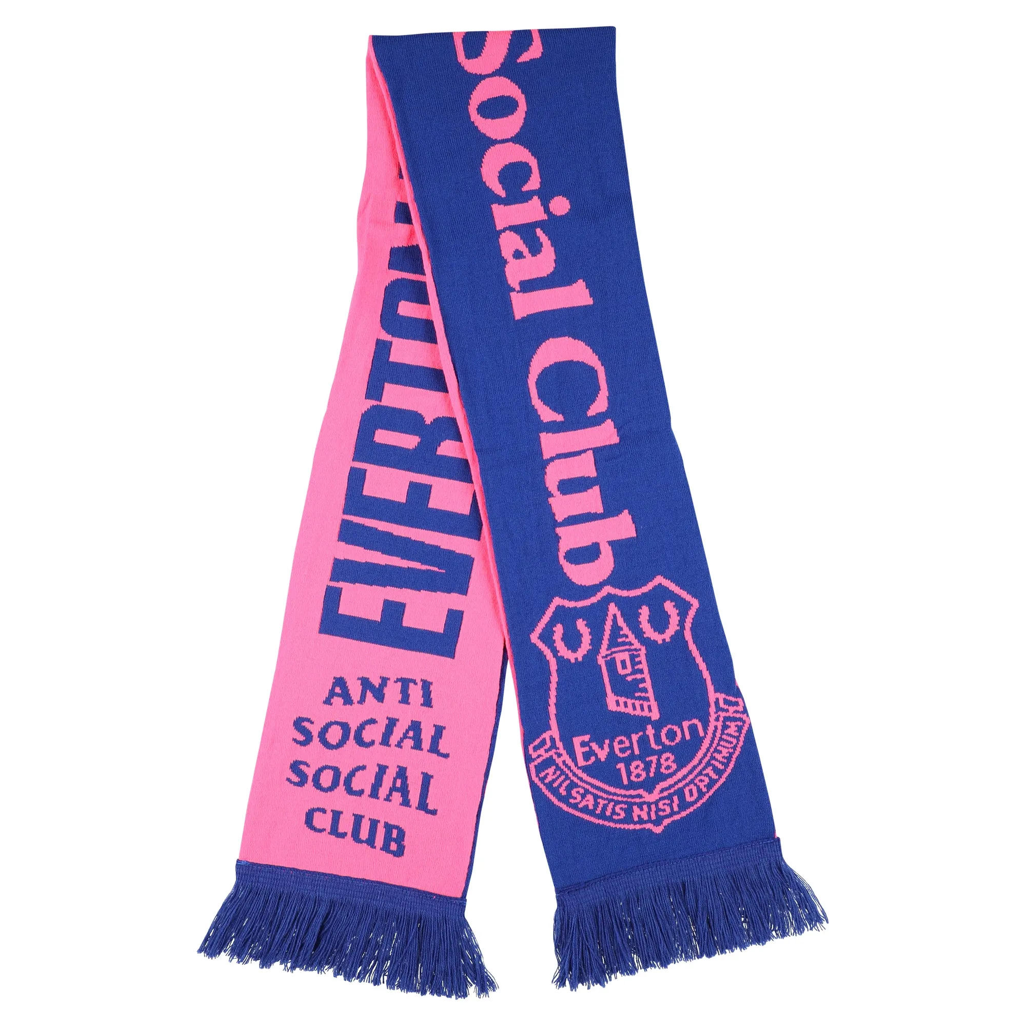 Everton x ASSC Evertonian Scarf - Blue/Pink