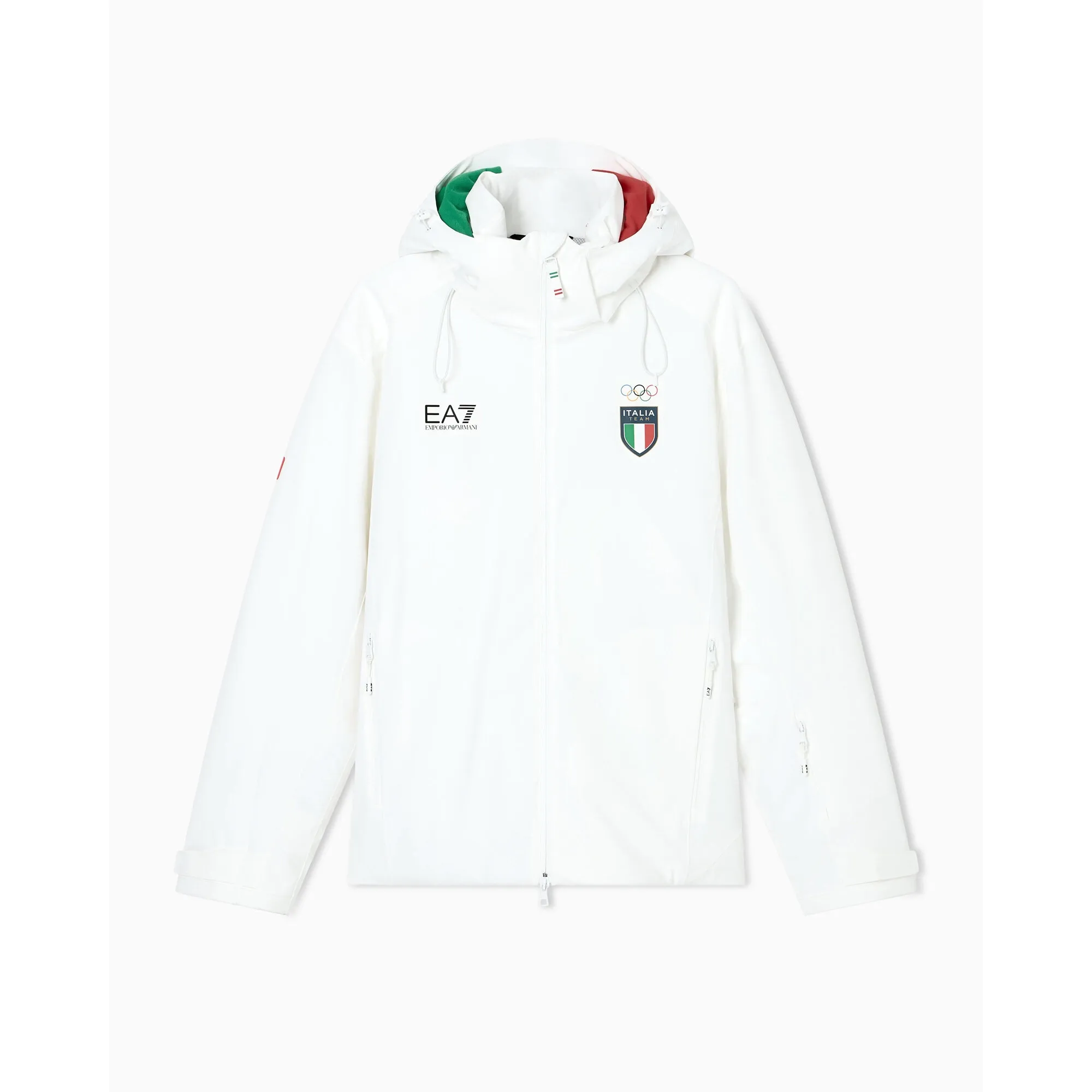 Milano Cortina 2026 Armani Team Italy Ski Jacket - White