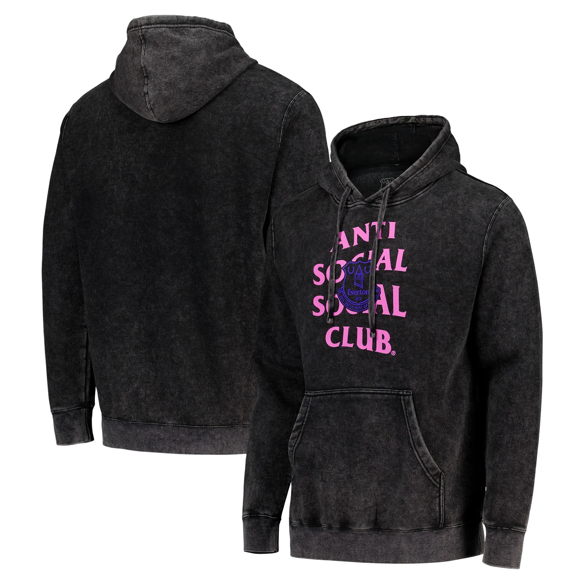 Everton x ASSC The Toffees Hoodie - Black Mineral