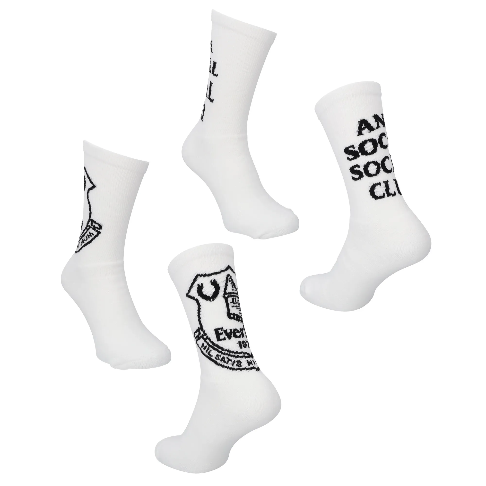 Everton x ASSC Premier Socks - White