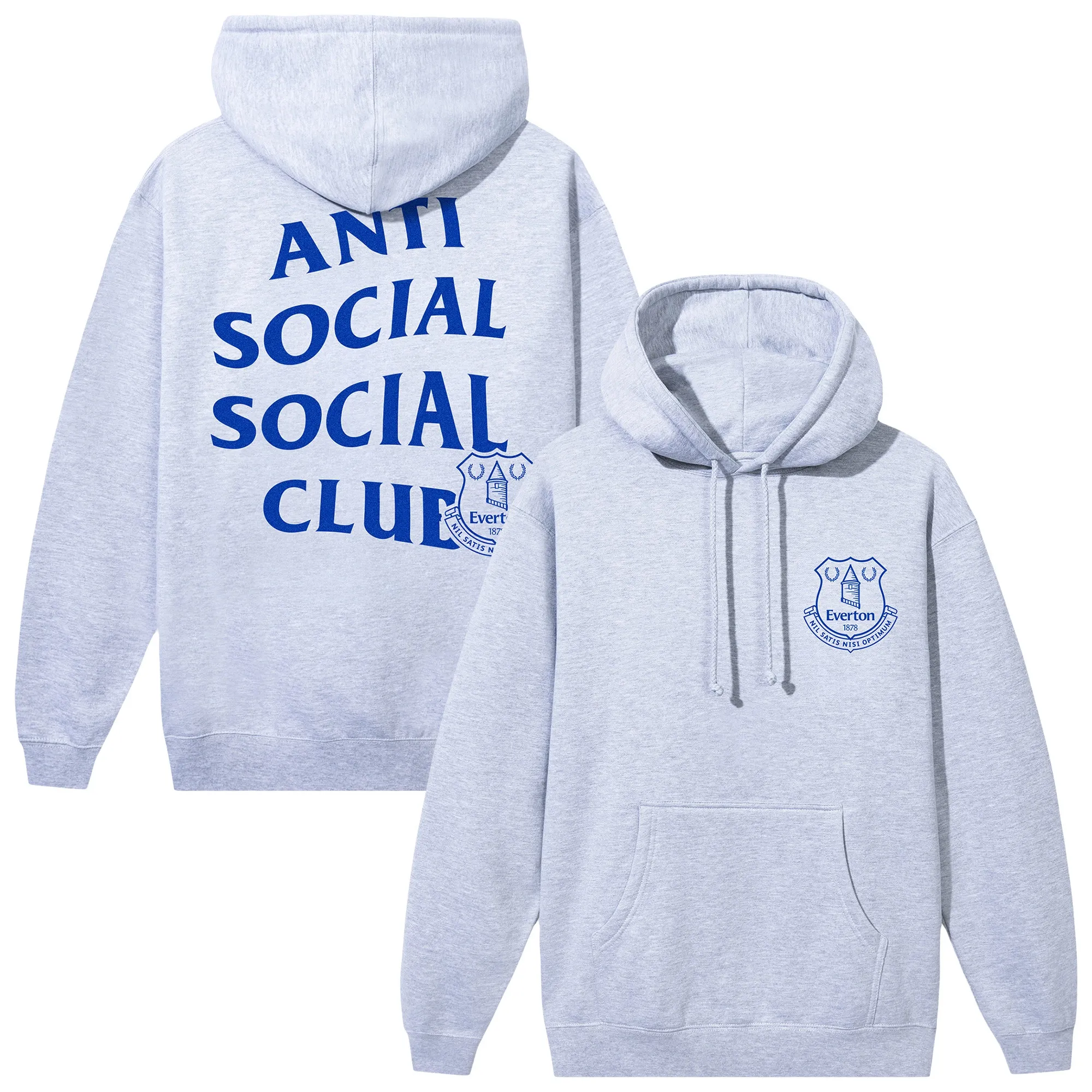 Everton x ASSC Evertonian Hoodie - Grey Heather