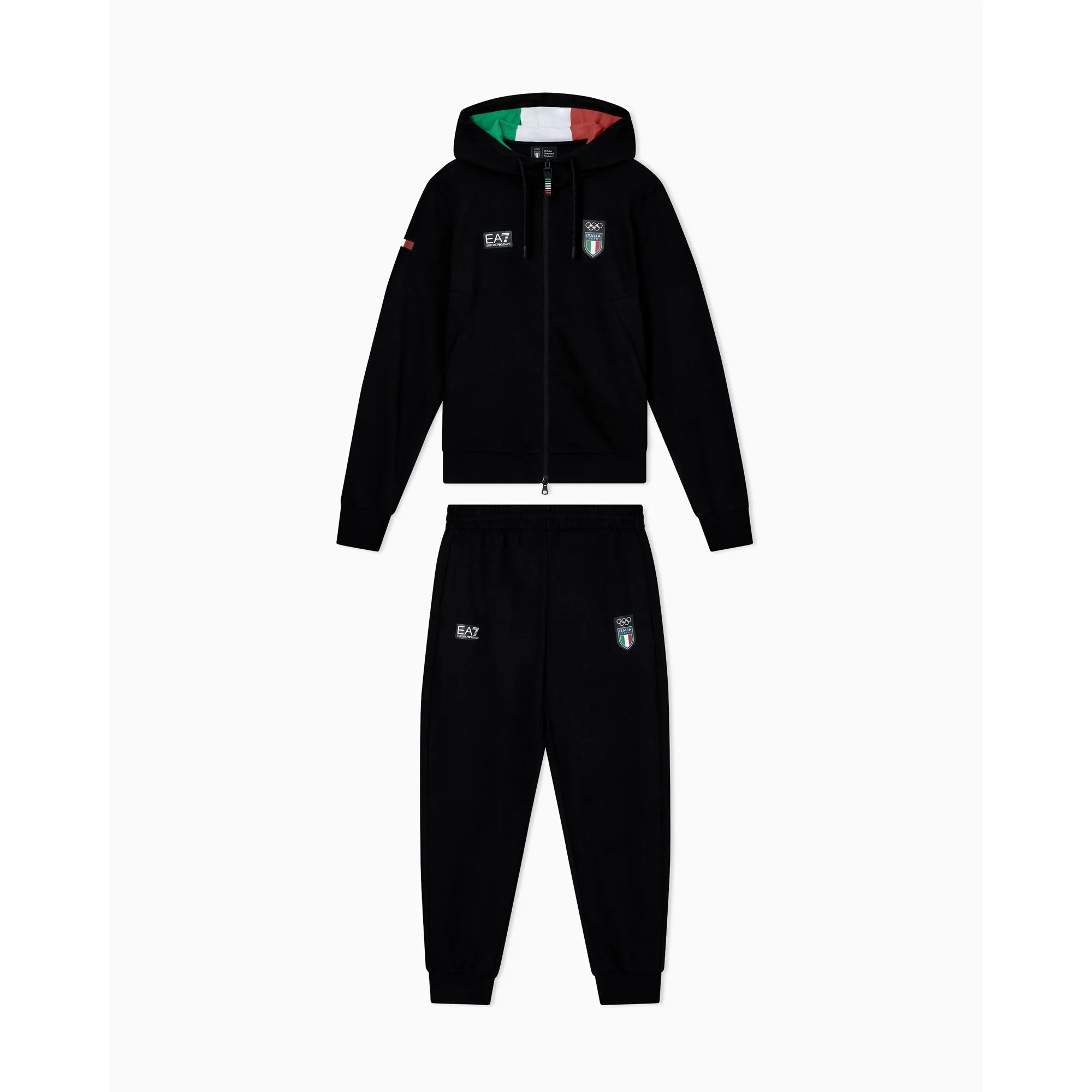 Milano Cortina 2026 Armani Team Italy Tracksuit - Black - Womens
