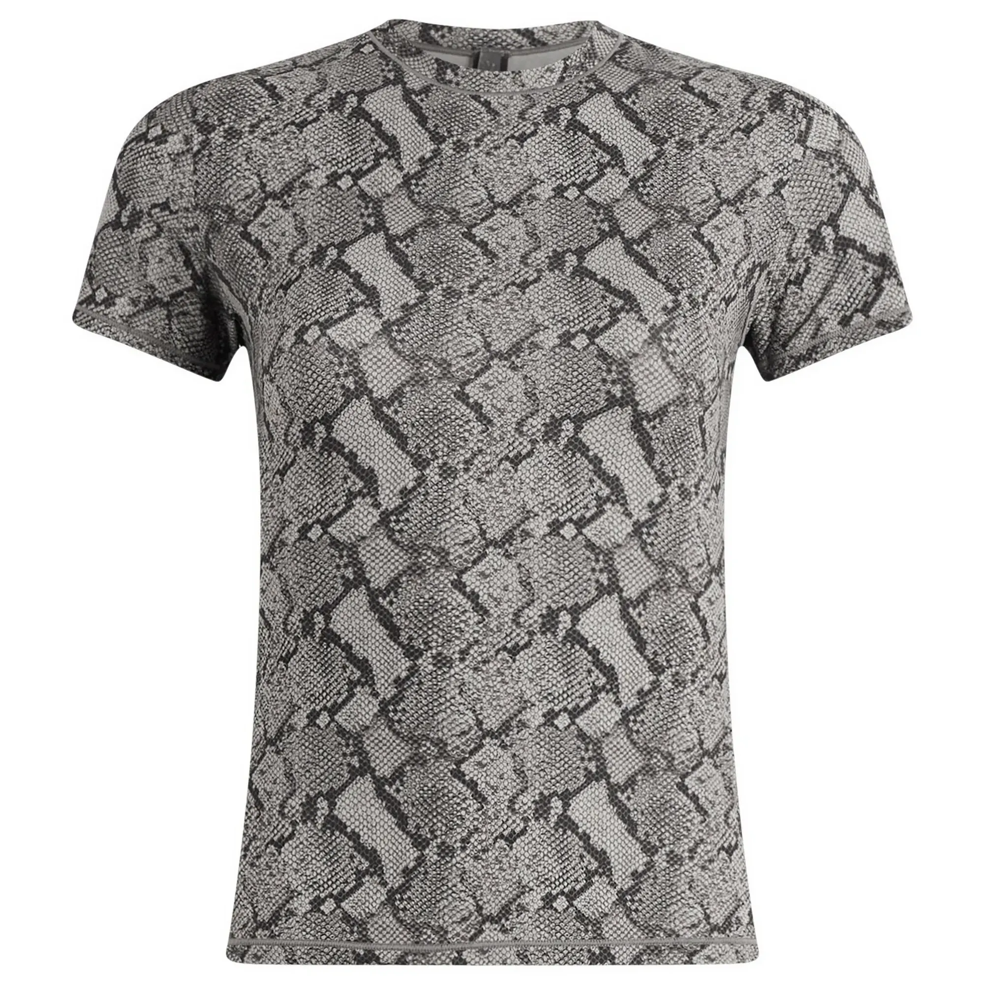 SKIMS Women's Fits Everybody Short Sleeve T-Shirt Shadow Snake Print