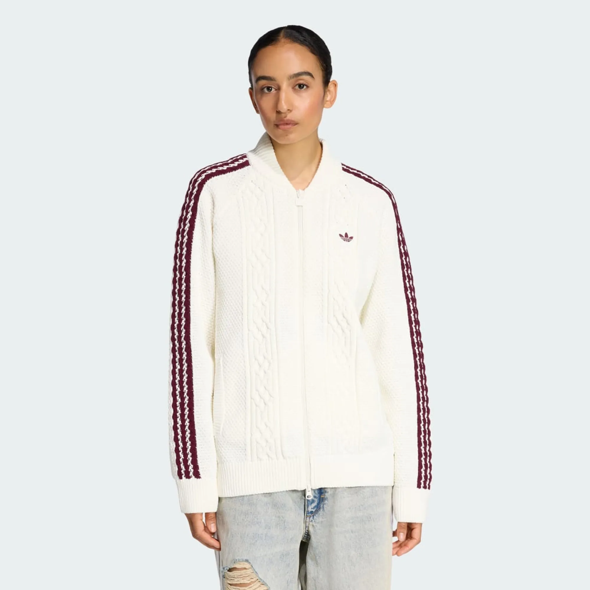 adidas ADIDAS ORIGINALS ARCHIVE CUTLINE KNIT TRACK TOP | KS7804