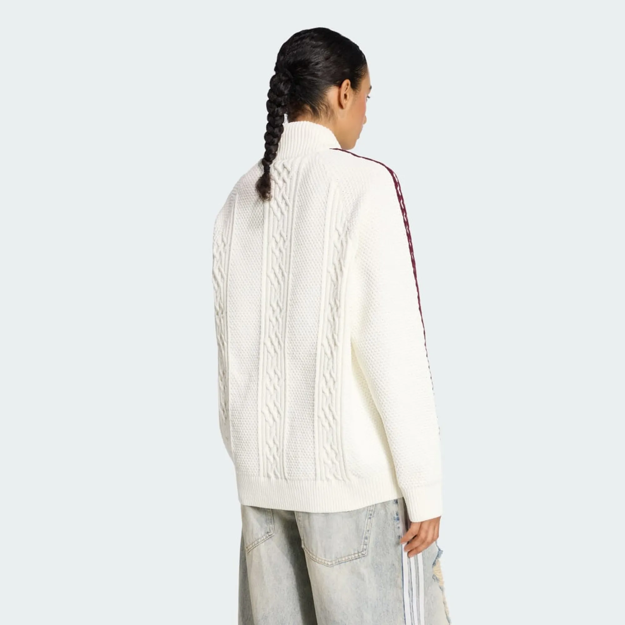 トップス adidas ARCHIVE CUTLINE KNIT TRACK TOP-M adidas ADIDAS ORIGINALS ARCHIVE CUTLINE KNIT TRACK TOP | KS7804