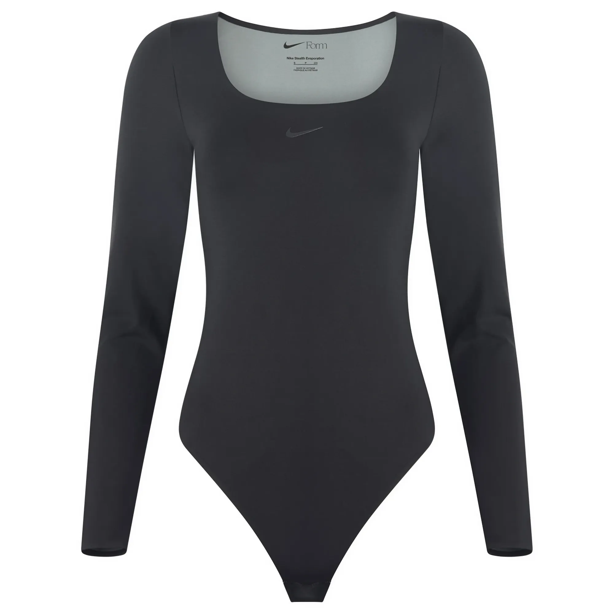 Nike Women's Form Longsleeve Bodysuit Black/Smoke Grey