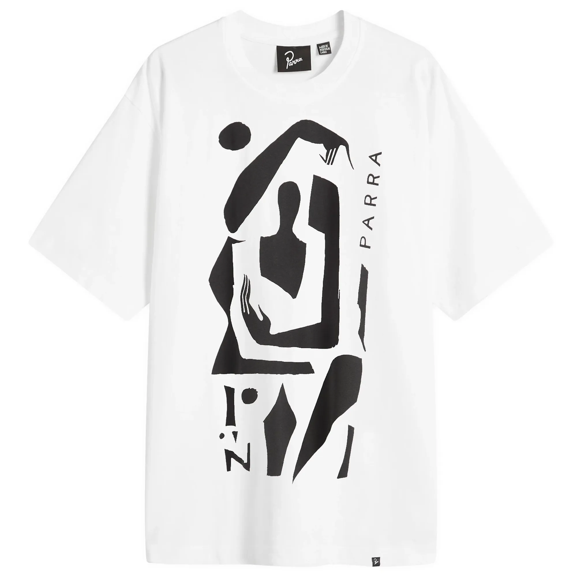 By Parra Men's Detached T-Shirt White