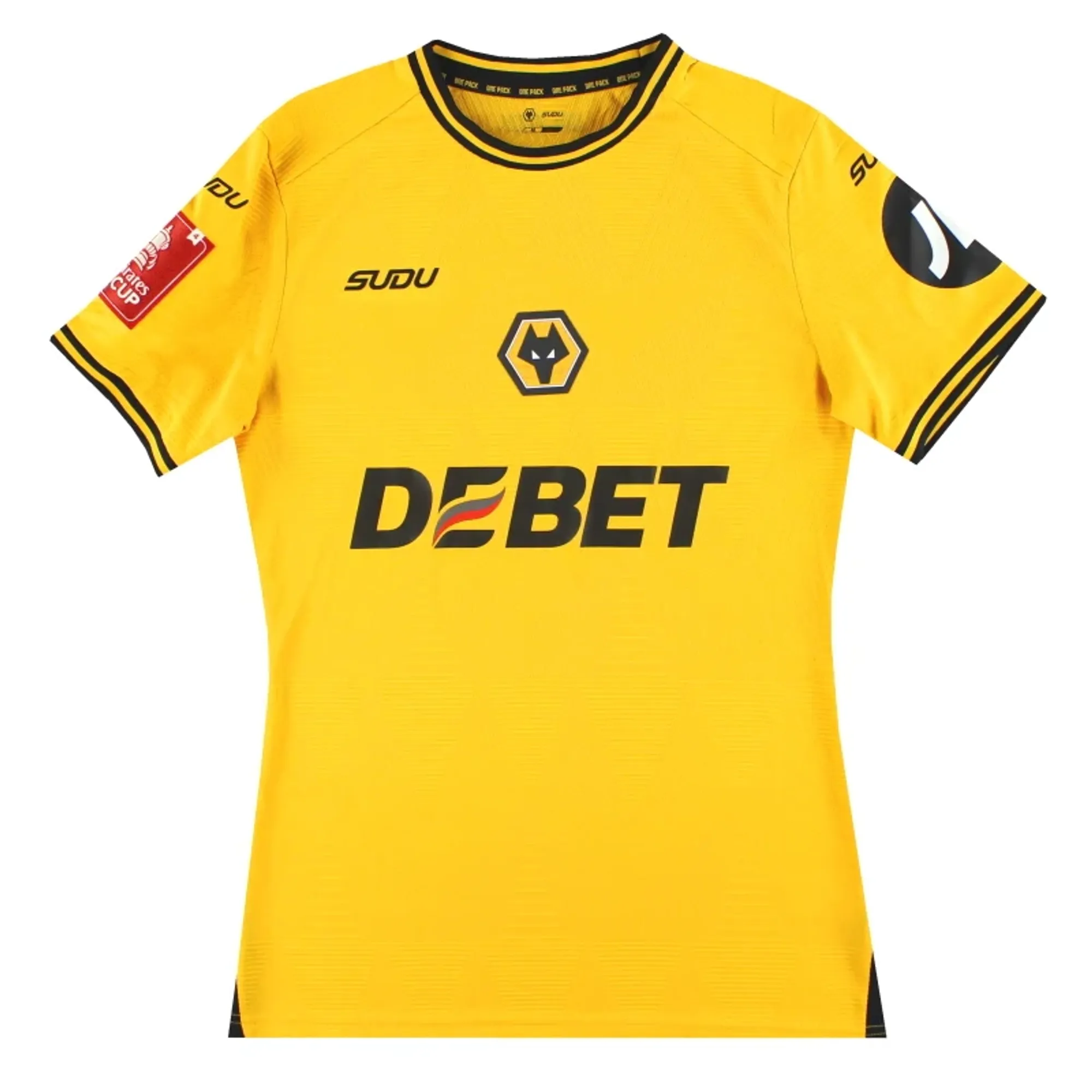 2024-25 Wolves Sudu Player Issue Home Shirt *As New* M - Wolves / As New 