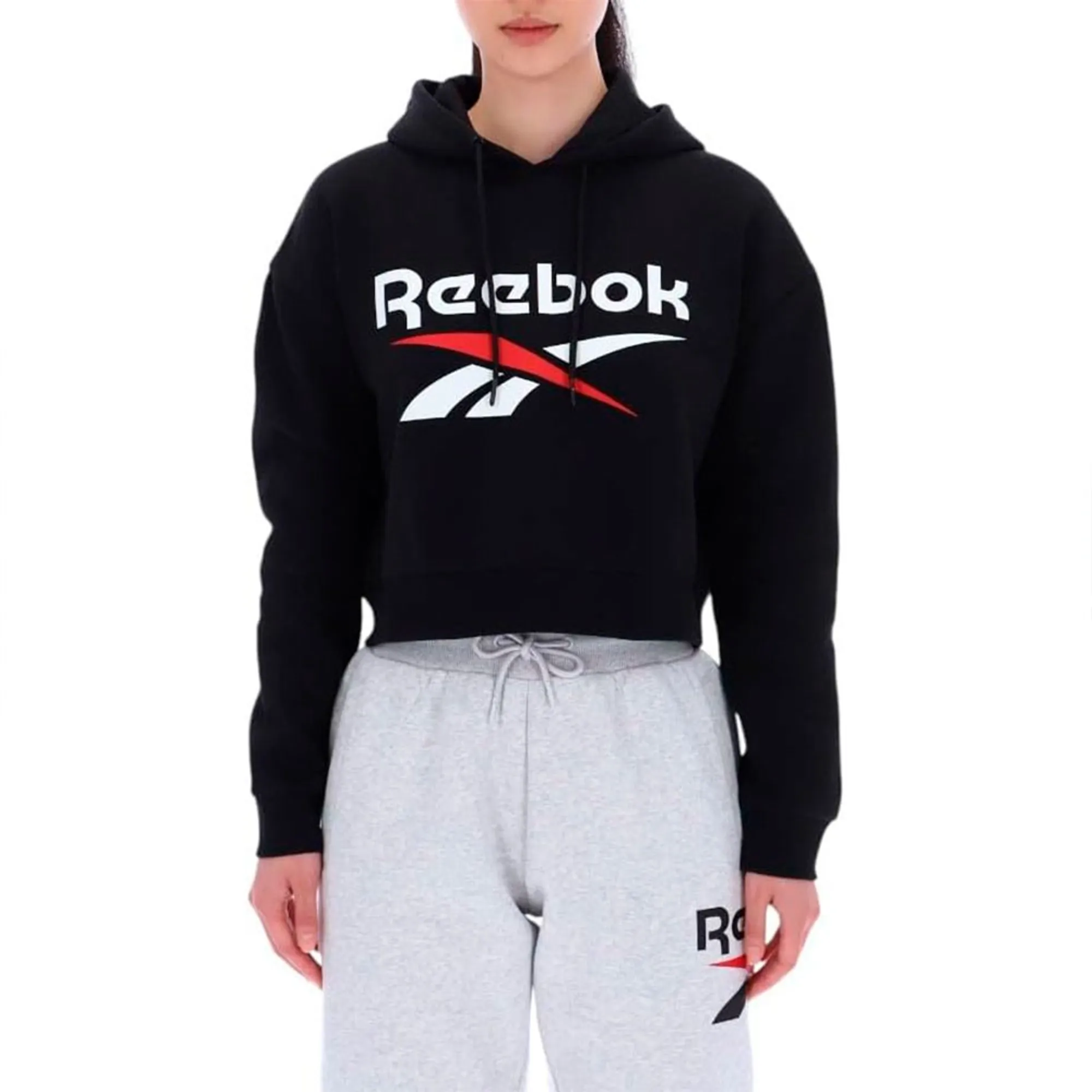 Reebok Classics Avery 2 Col Oversized Cropped Hoodie