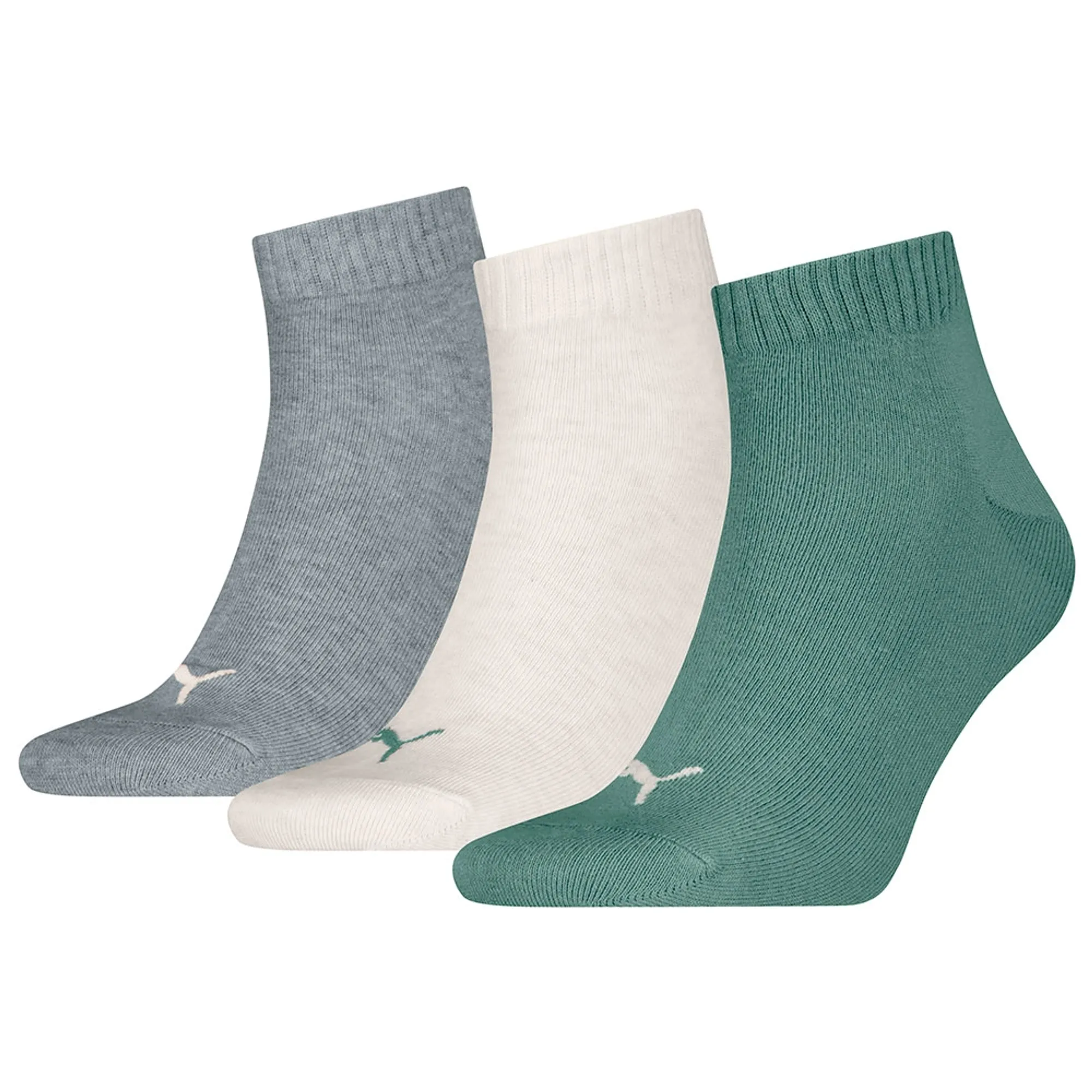 Puma Quarter Plain Socks 3 Pairs