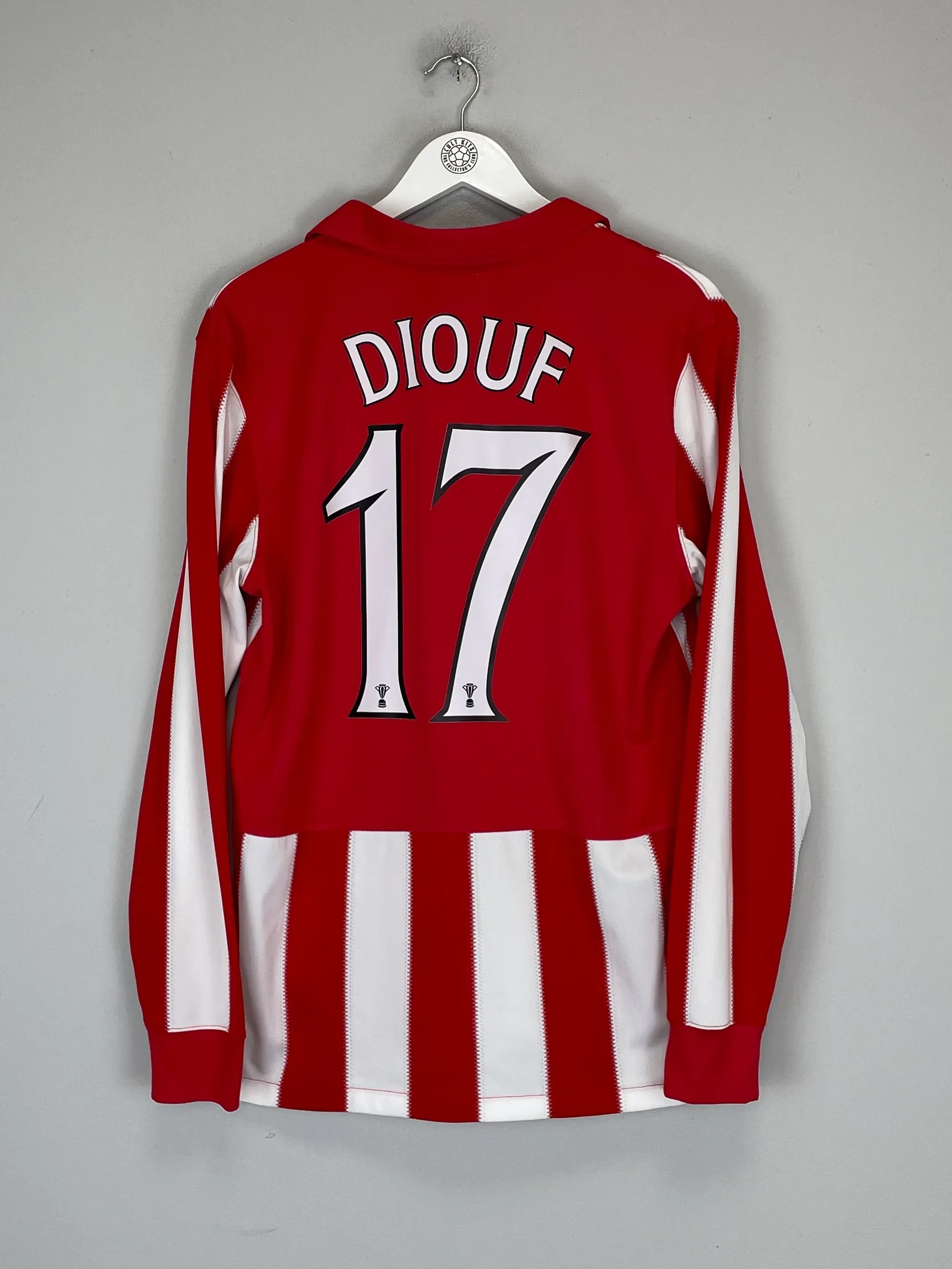 2010/11 RANGERS DIOUF #17 L/S AWAY SHIRT (L) UMBRO | CULT KITS