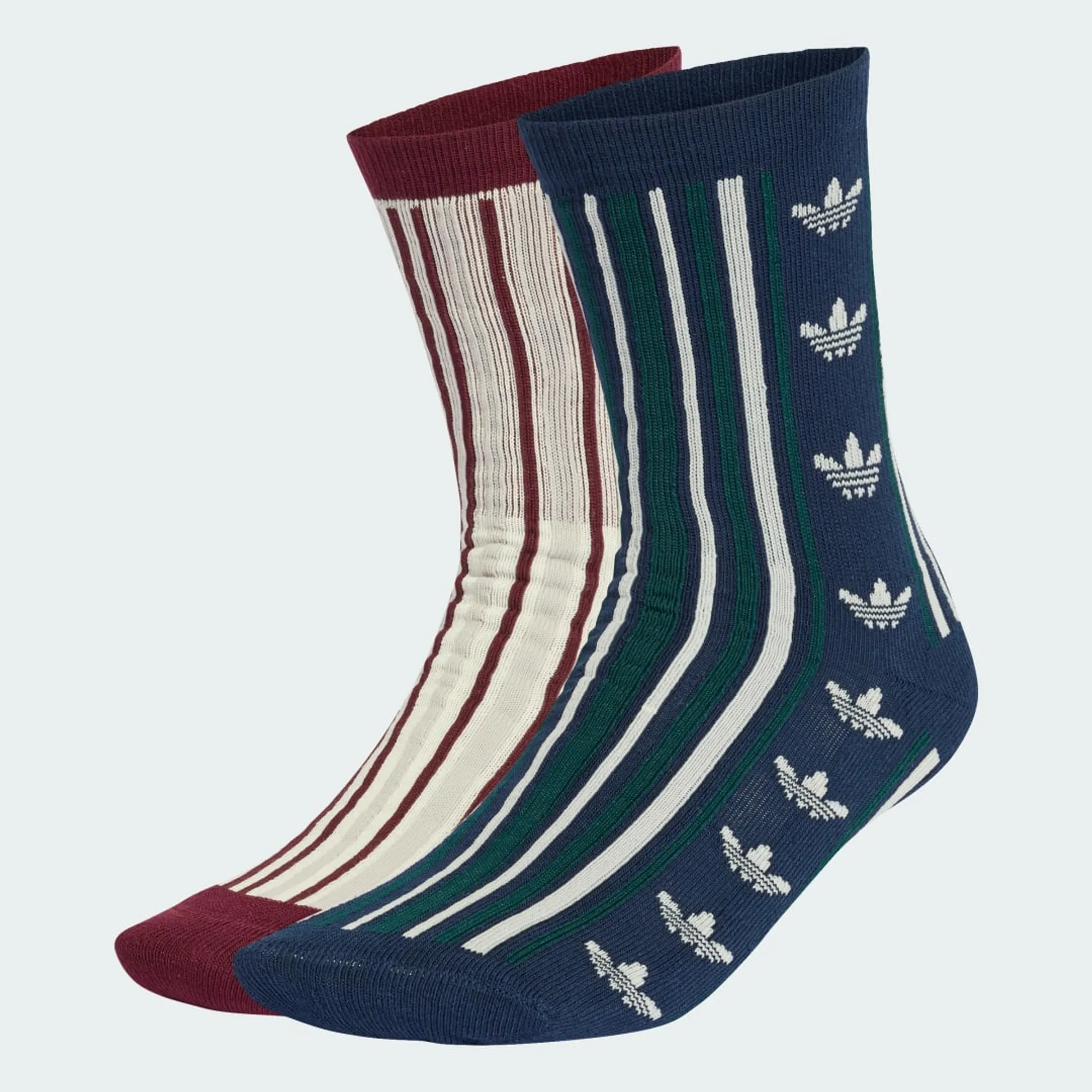 adidas ADIDAS ORIGINALS CREW SOCKS 2 PAIRS IN GIFT BOX
