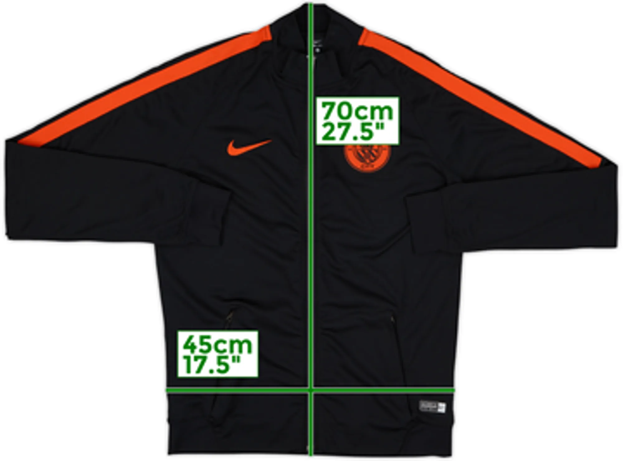 2016-17 Manchester City Nike Track Jacket - 9/10 - (L)