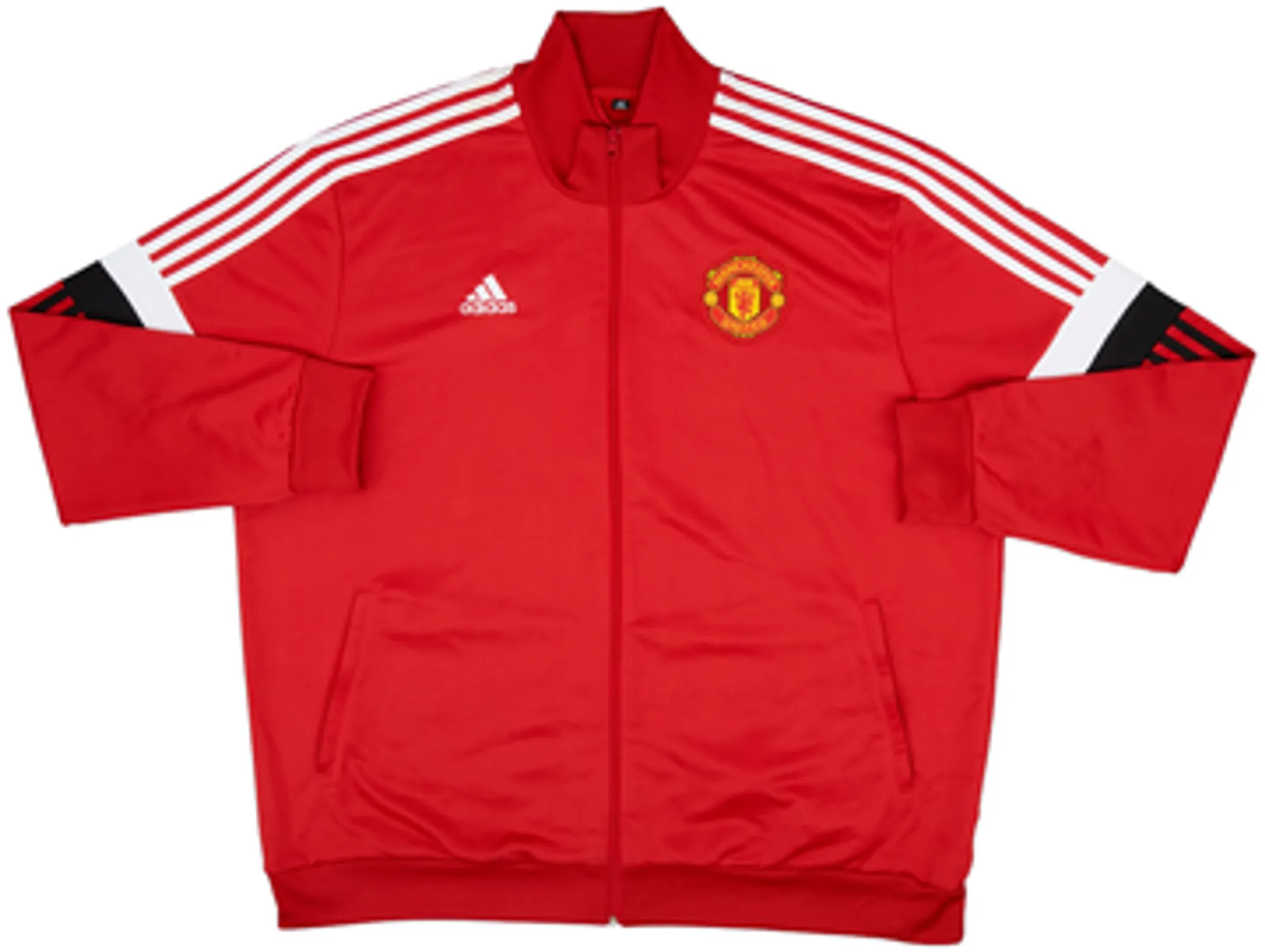 2017-18 Manchester United adidas Track Jacket - 8/10 - (3XL)