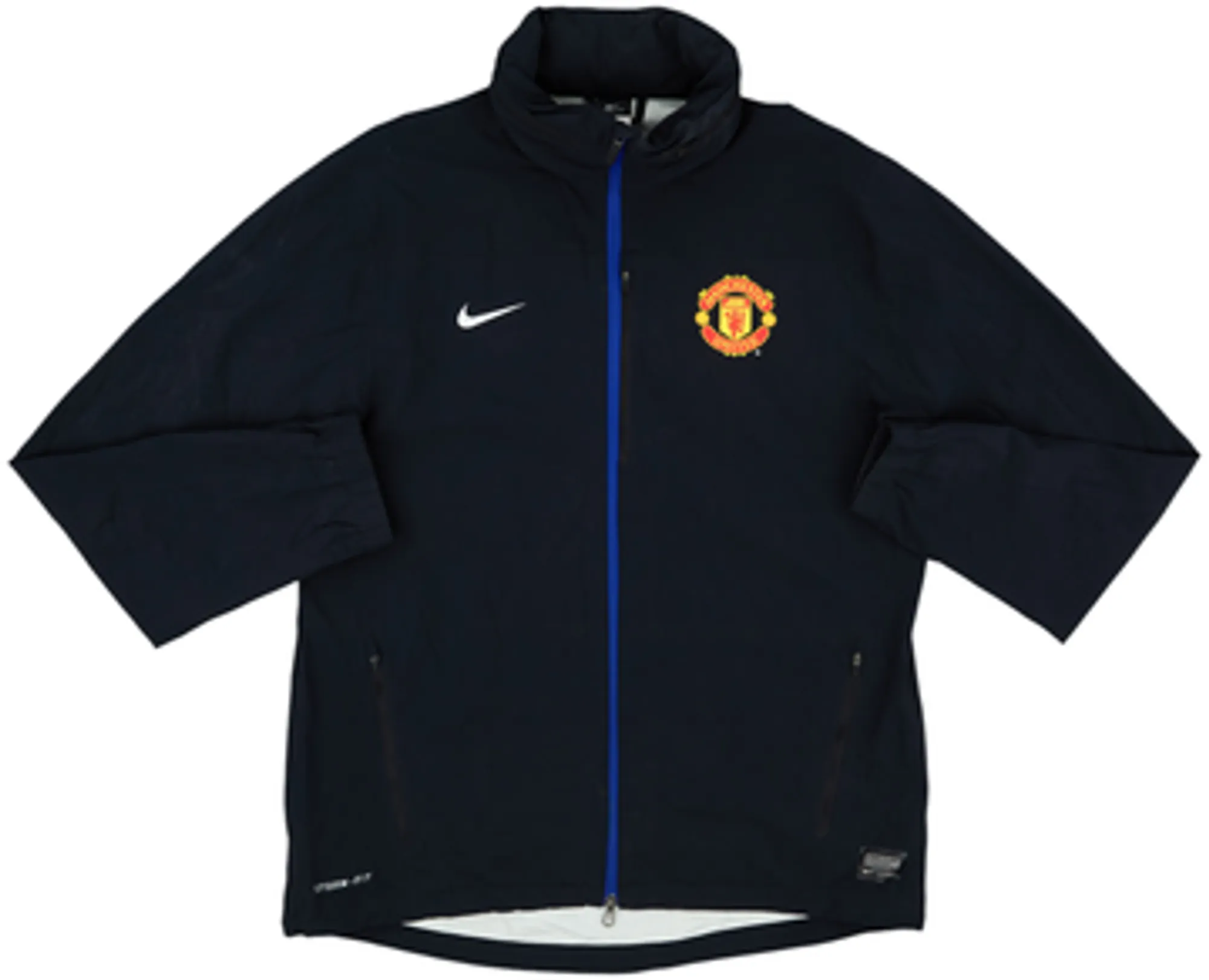 2013-14 Manchester United Nike Hooded Track Jacket - 8/10 - (L)