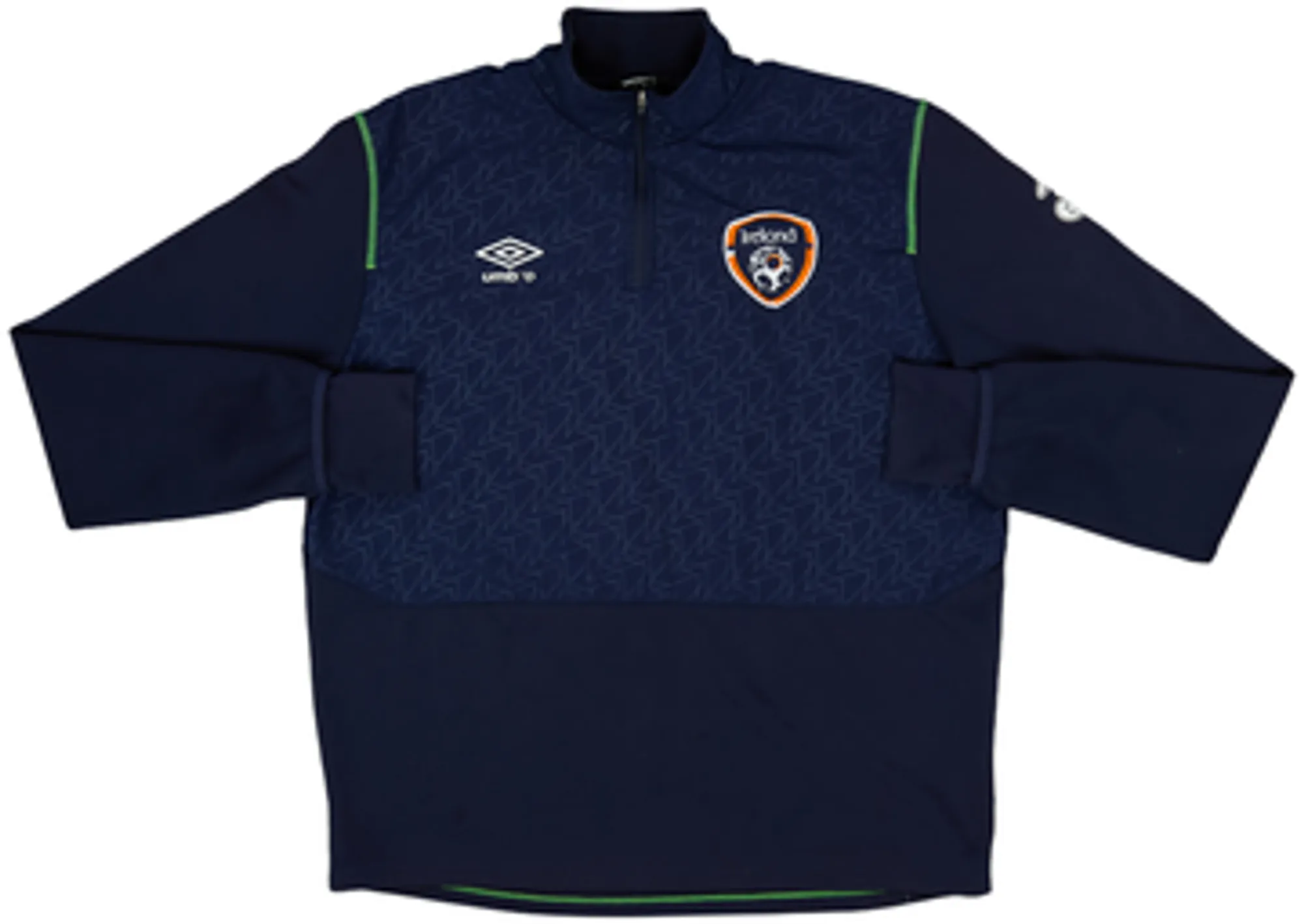 2020-21 Ireland Umbro 1/4 Zip Drill Top - 5/10 - (L.Boys)