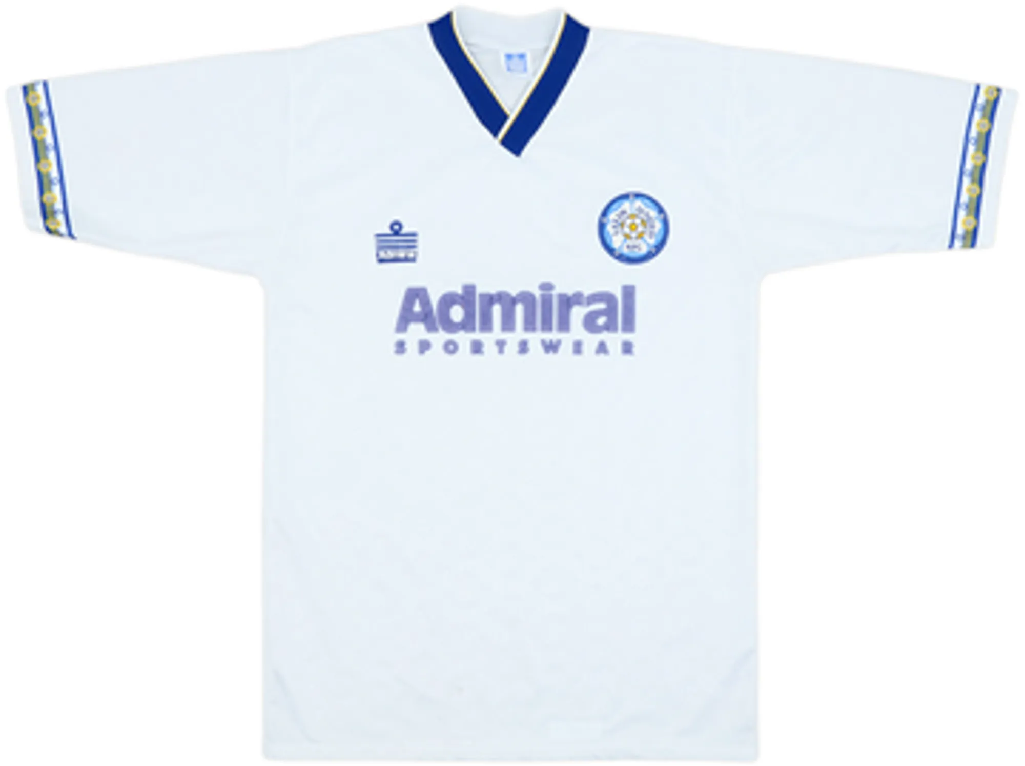 Admiral Leeds United Mens SS Home Shirt 1992/93
