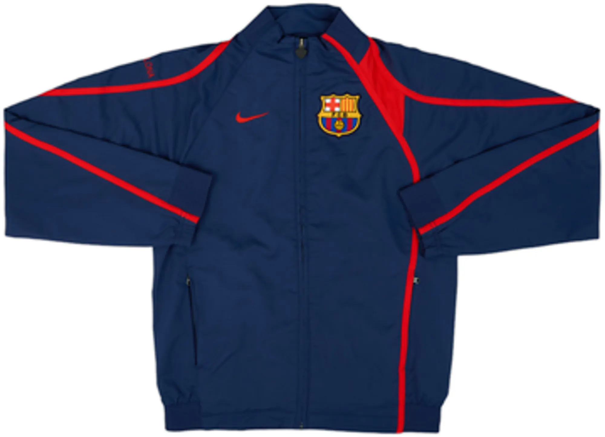 2007-08 Barcelona Nike Track Jacket - 9/10 - (S)