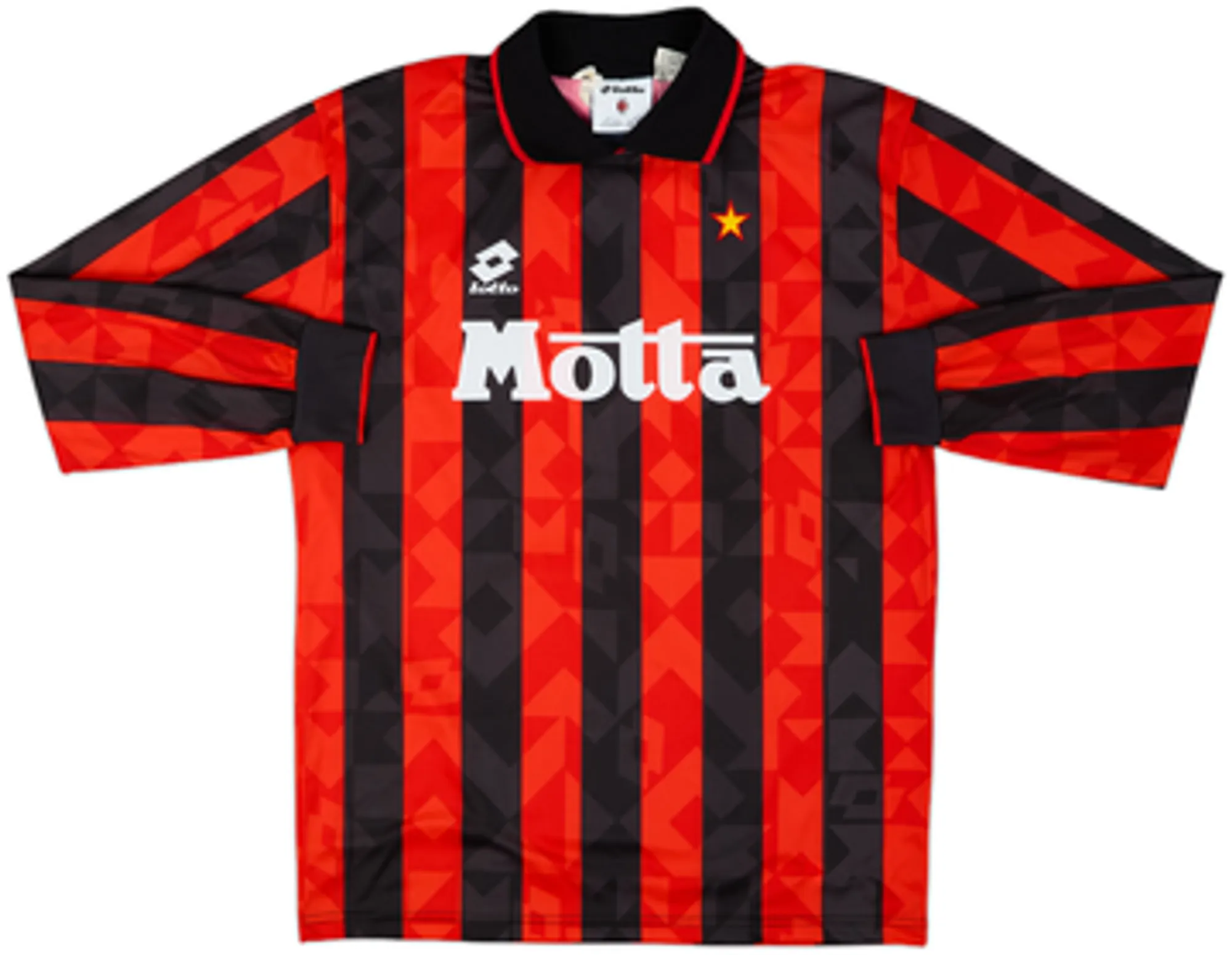 Lotto AC Milan Mens LS Home Shirt 1993/94