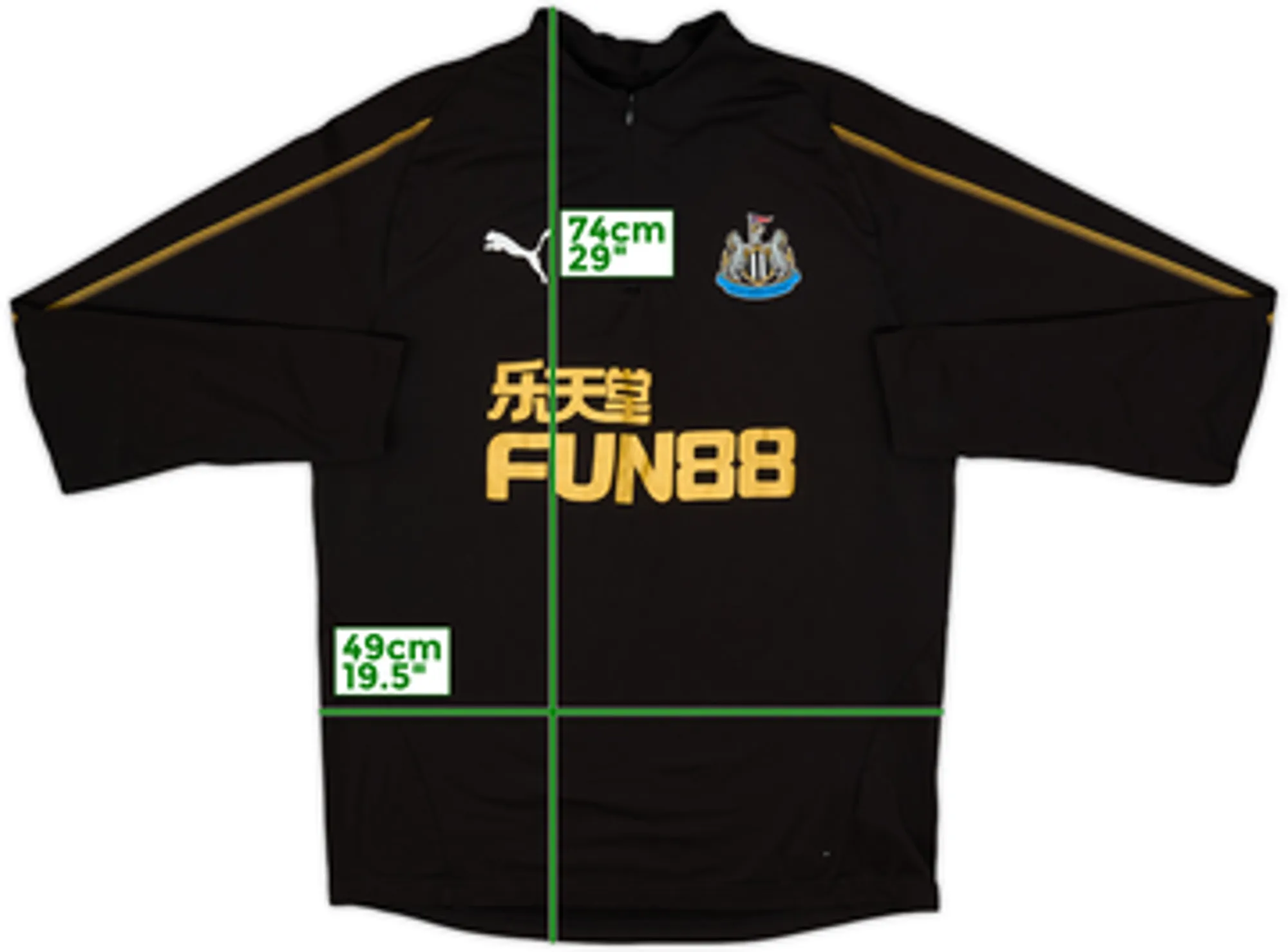 Puma Newcastle United Mens SS Home Shirt 2018/19
