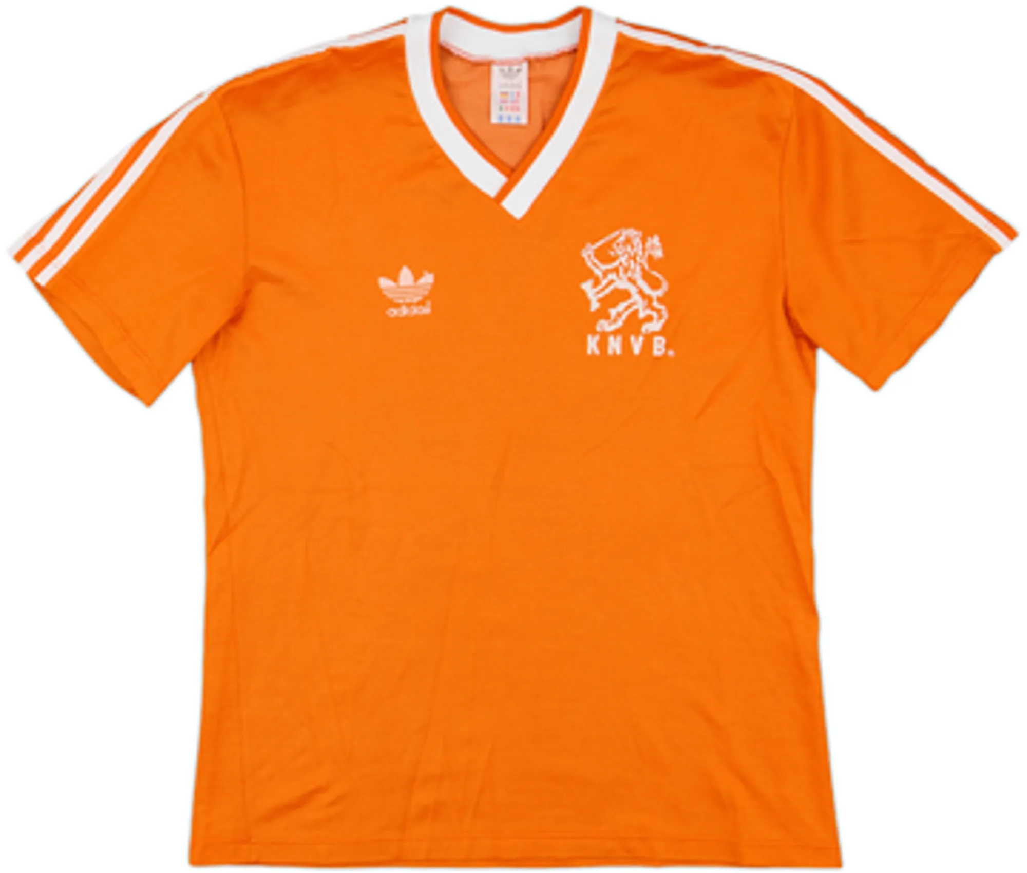 adidas Netherlands Mens SS Home Shirt 1985