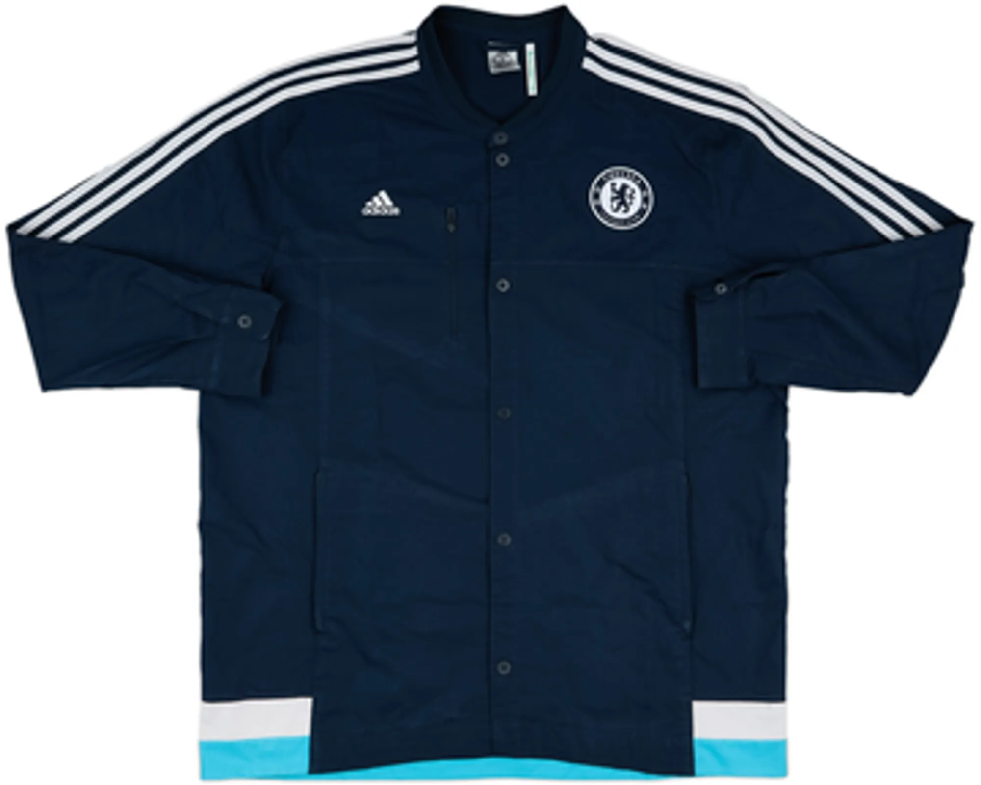 2014-15 Chelsea adidas Button Track Jacket - 5/10 - (XXL)