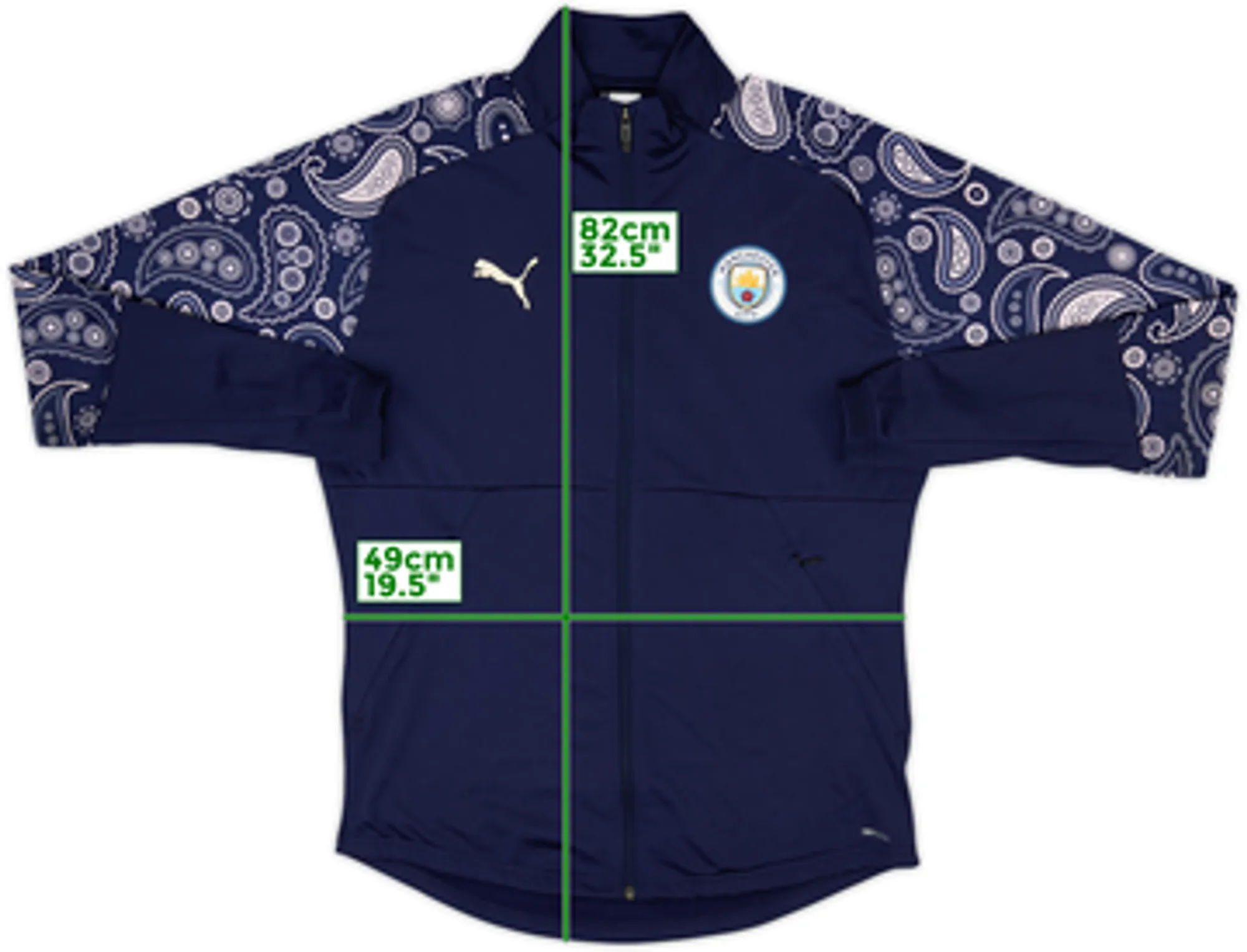 2020-21 Manchester City Puma Track Jacket - 10/10 - (L)