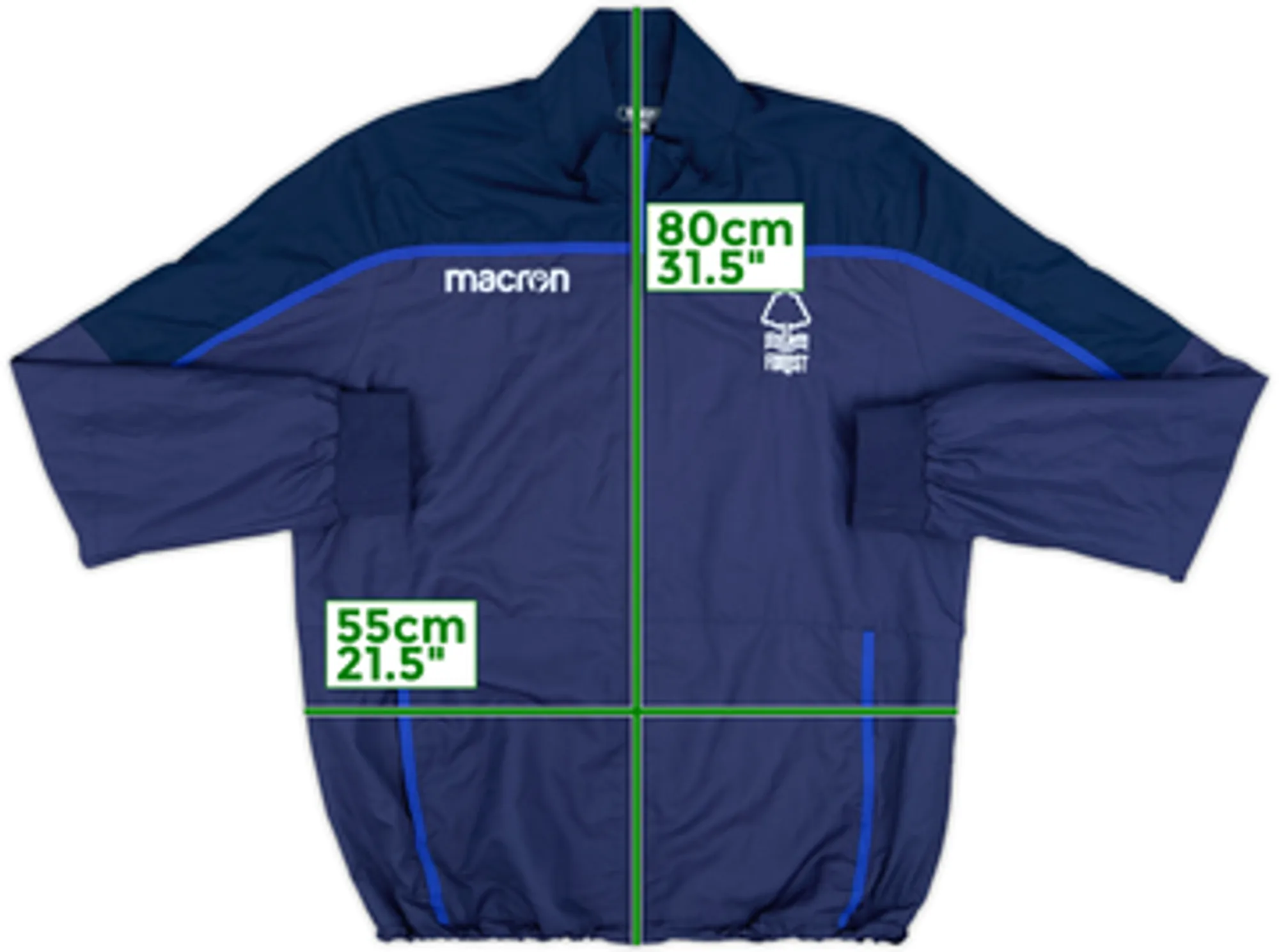 2018-19 Nottingham Forest Macron Track Jacket - 9/10 - (XL)