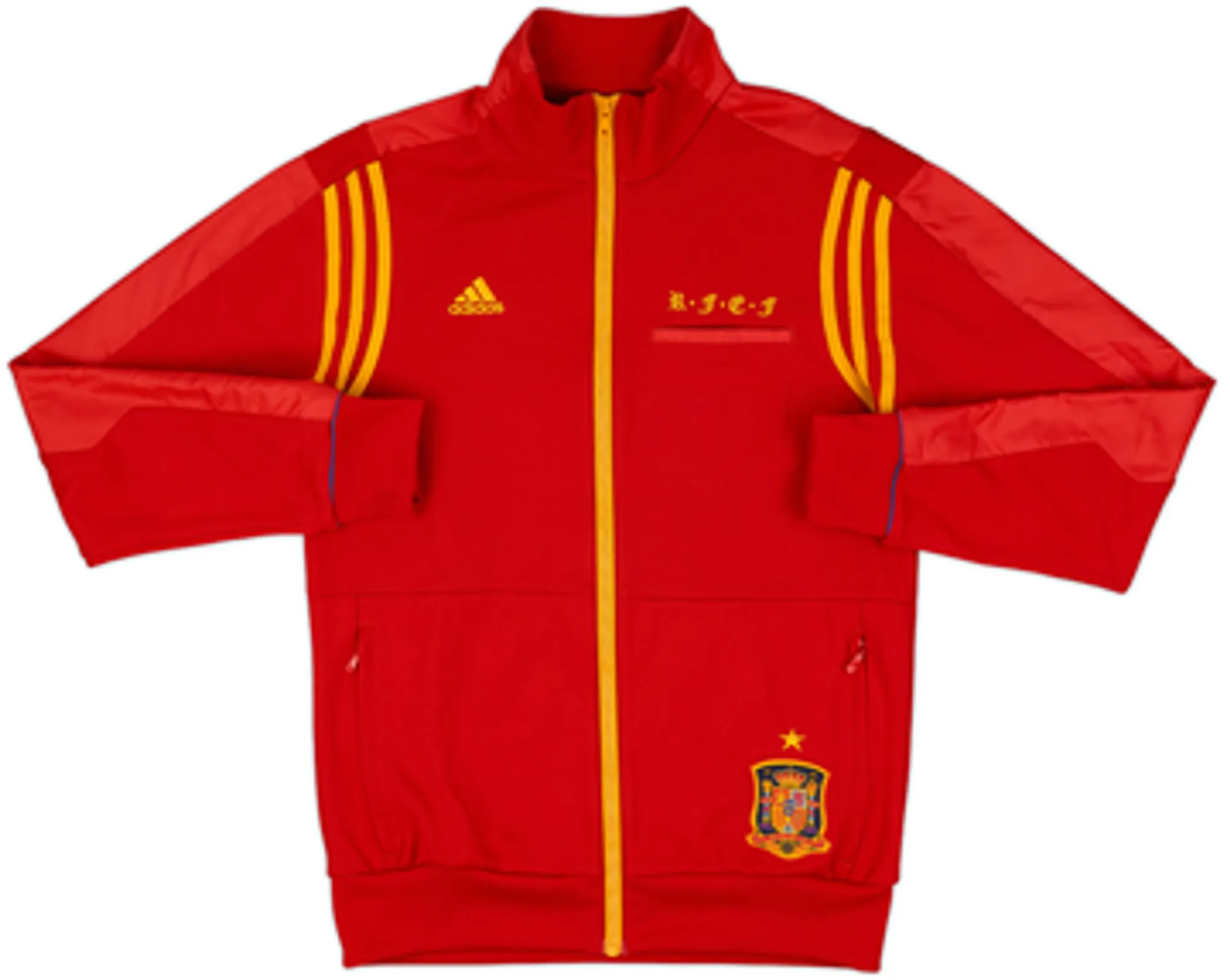 2010-11 Spain adidas Track Jacket - 8/10 - (S)