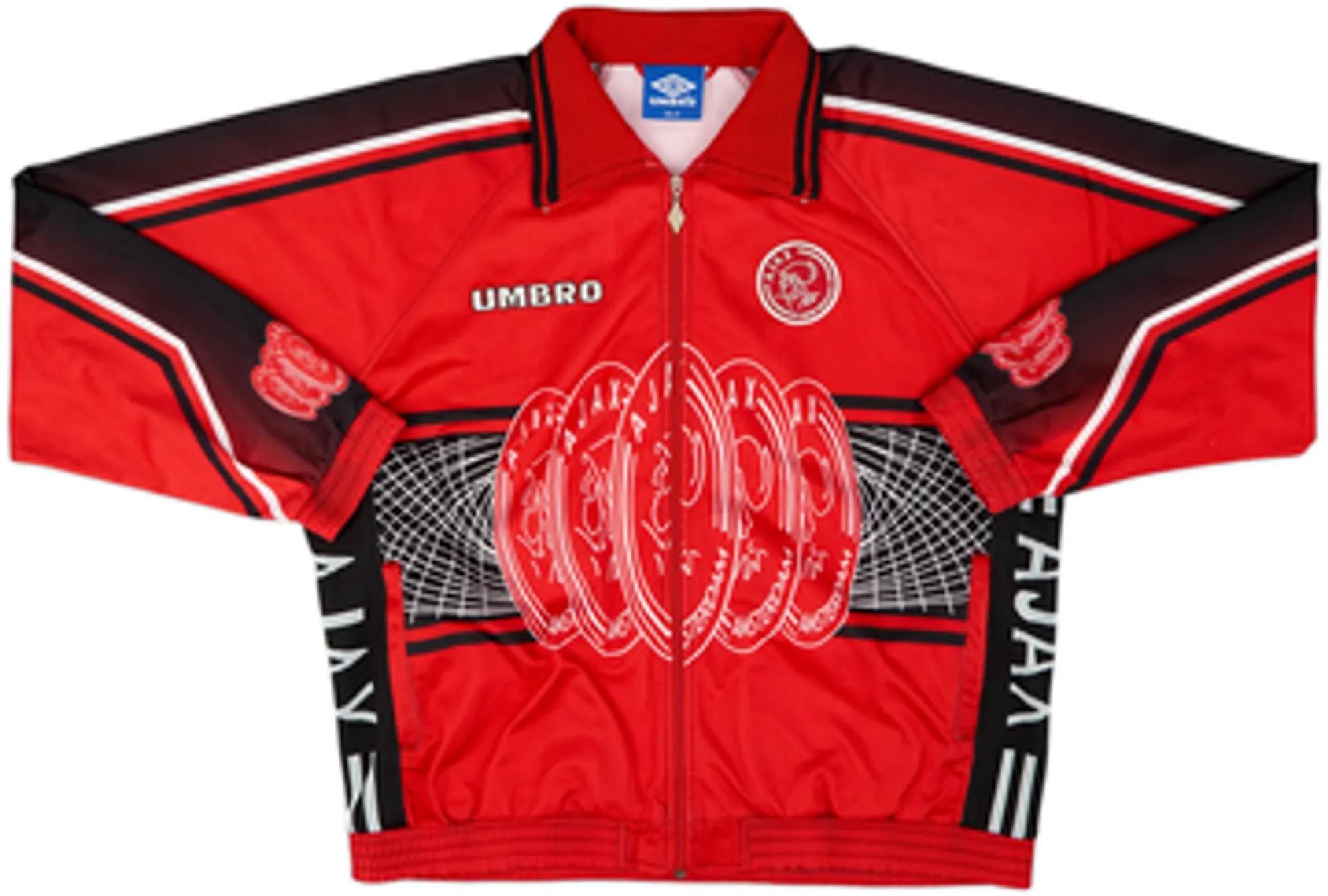 1997-98 Ajax Umbro Track Jacket - 9/10 - (XXL)