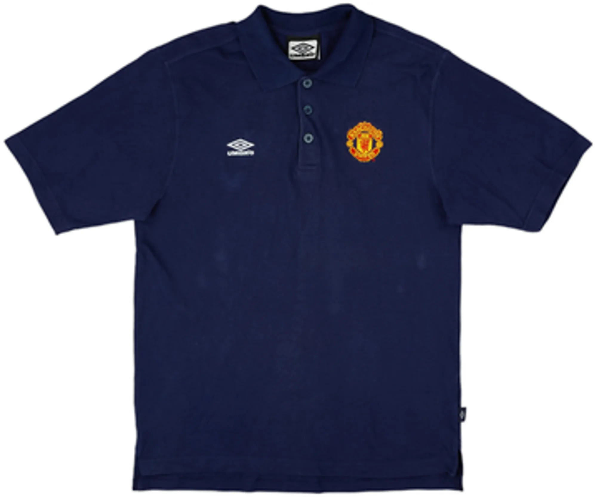 1999-00 Manchester United Umbro Polo Shirt - 8/10 - (M)