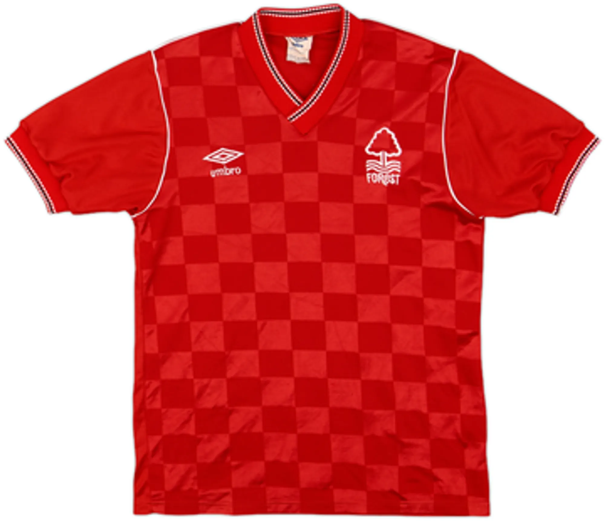 Umbro Nottingham Forest Mens SS Home Shirt 1986/88