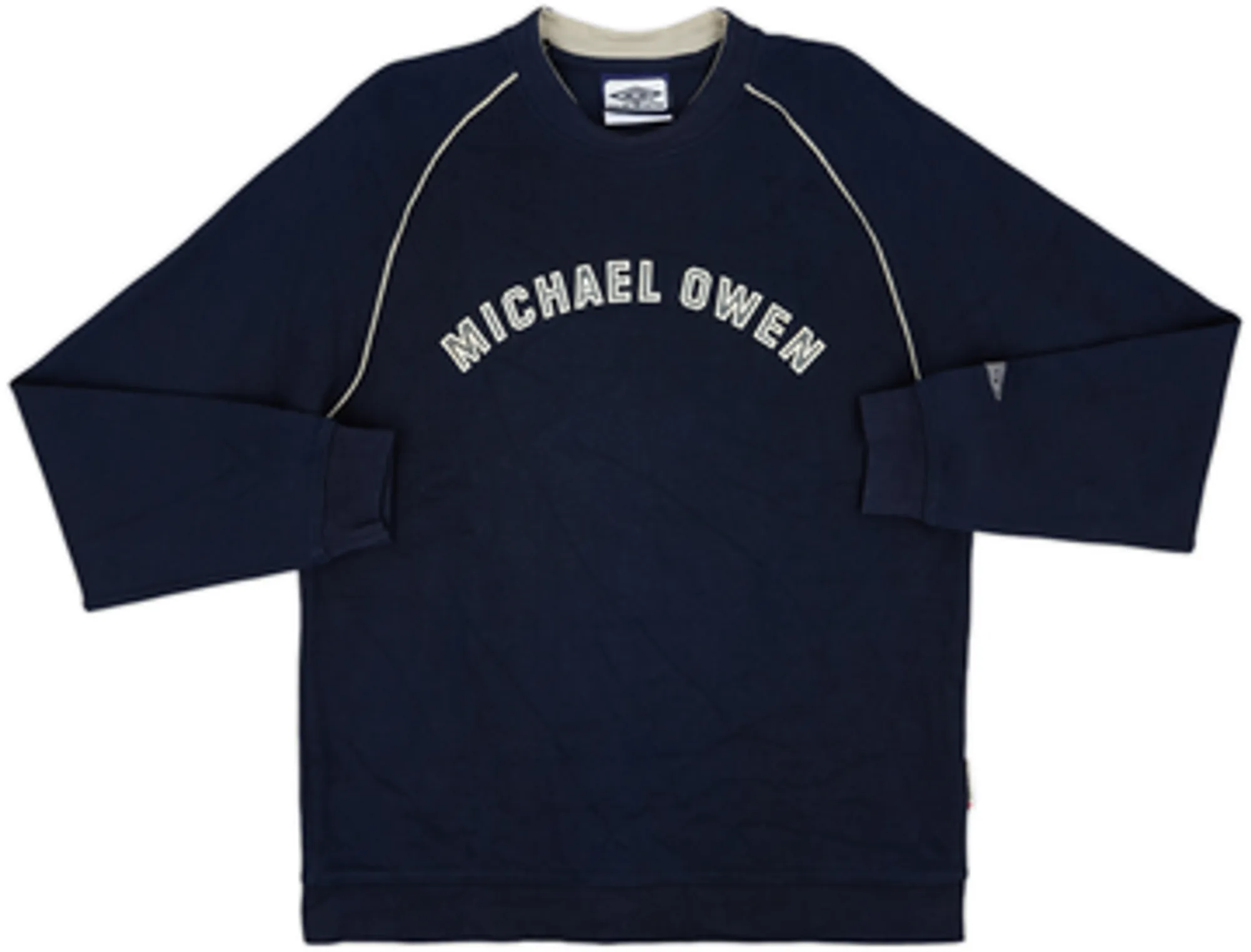 2000s England Umbro 'Michael Owen' Sweat Top - 9/10 - (M)