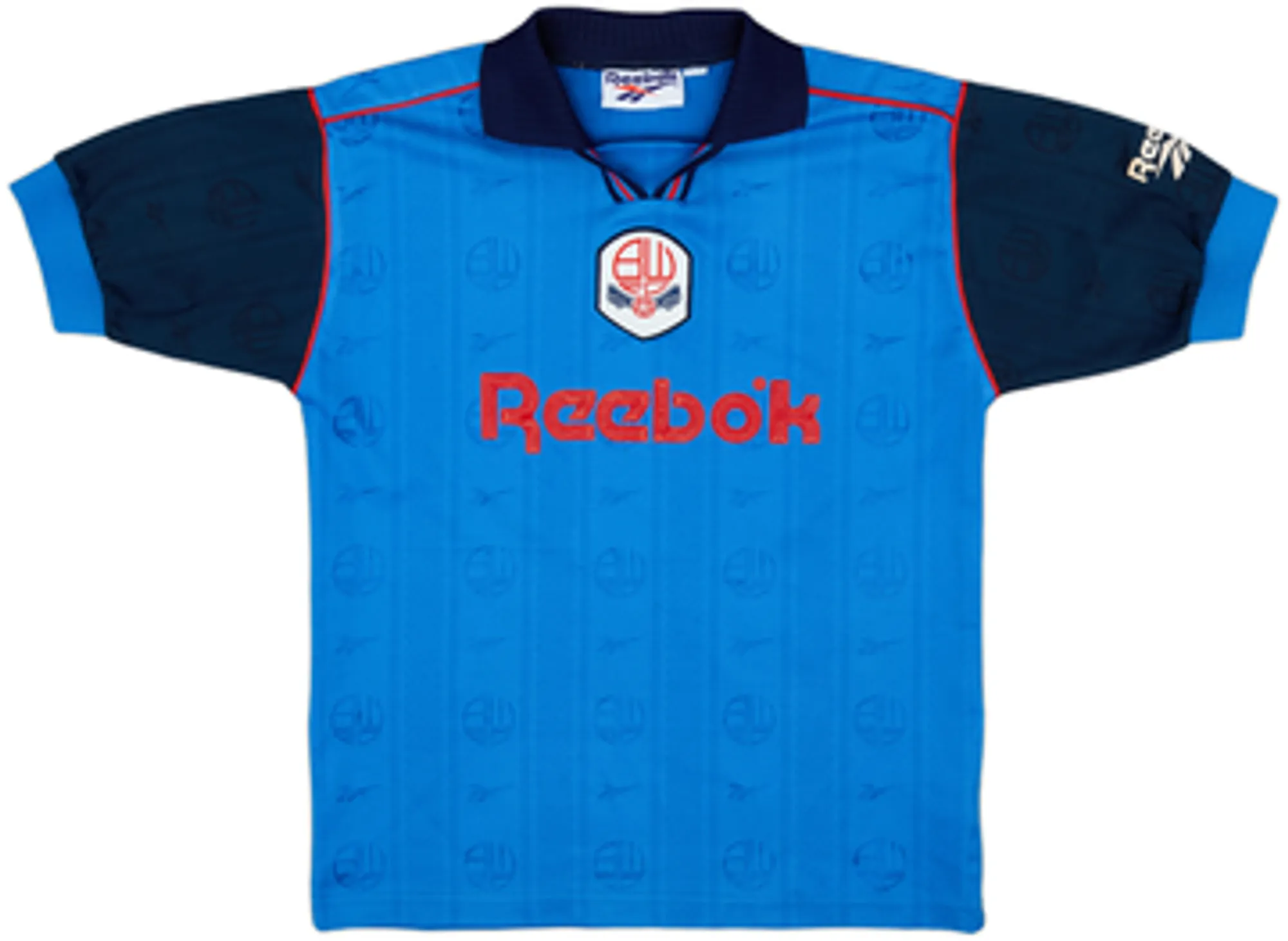 Reebok Bolton Wanderers Boys SS Away Shirt 1995/97