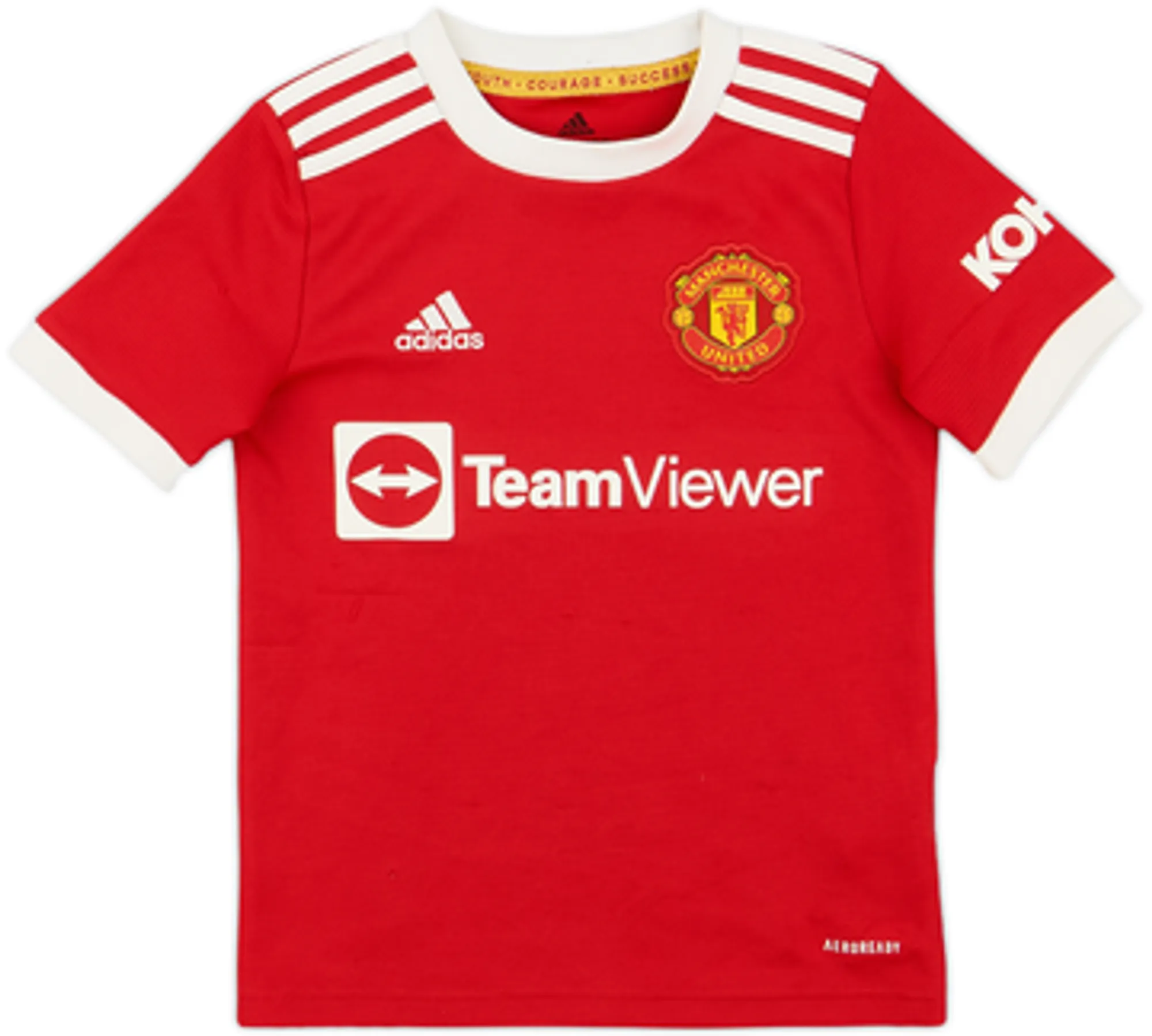 adidas Manchester United Boys SS Home Shirt 2021/22