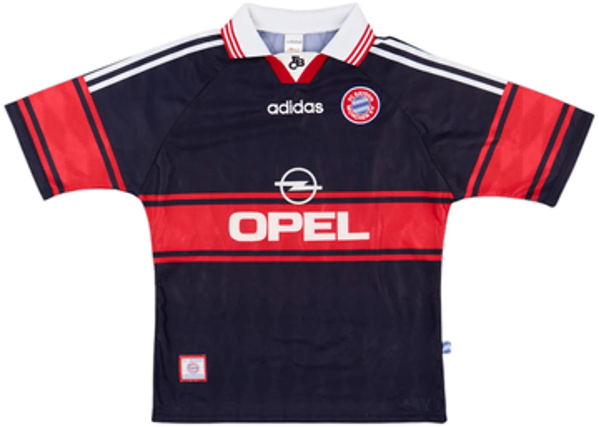 adidas Bayern Munich Boys SS Home Shirt 1997/99